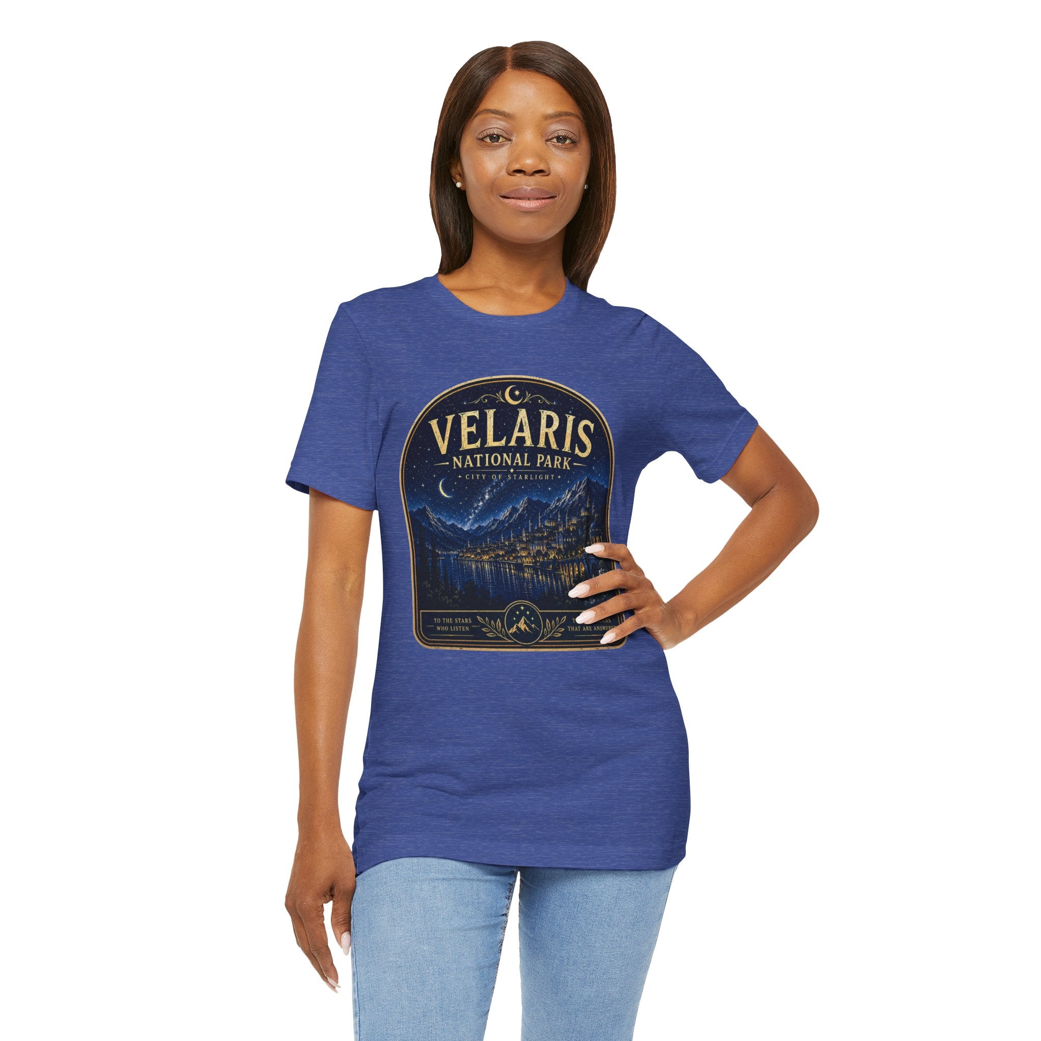 Velaris National Park Tee — Nighttime Cityscape Graphic Shirt