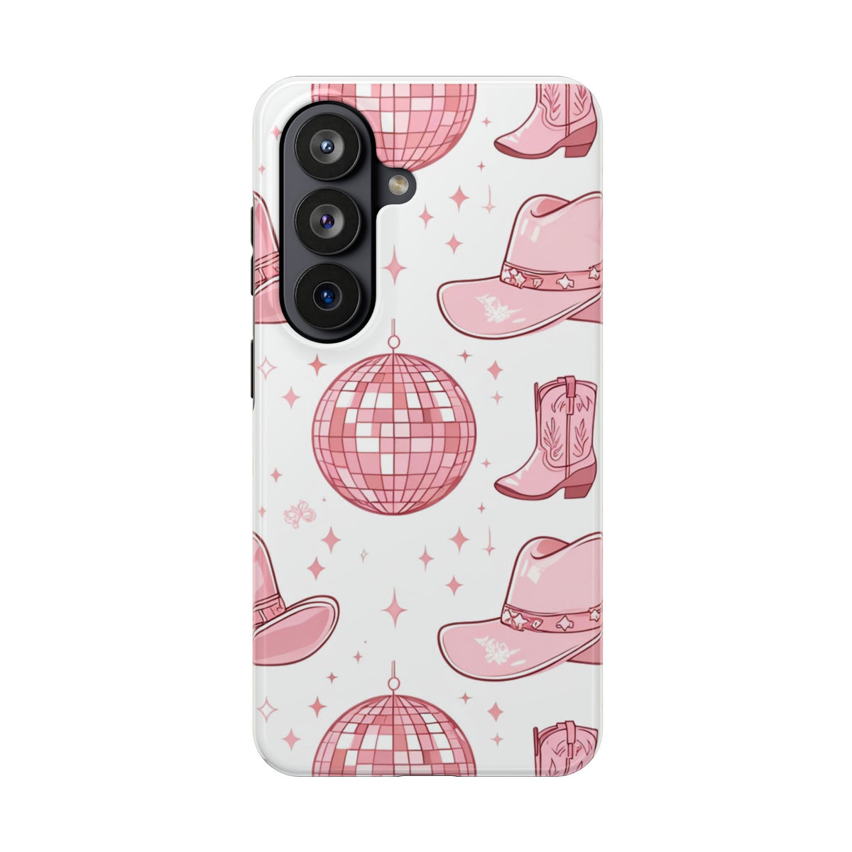 Pink Cowgirl Disco Phone Case