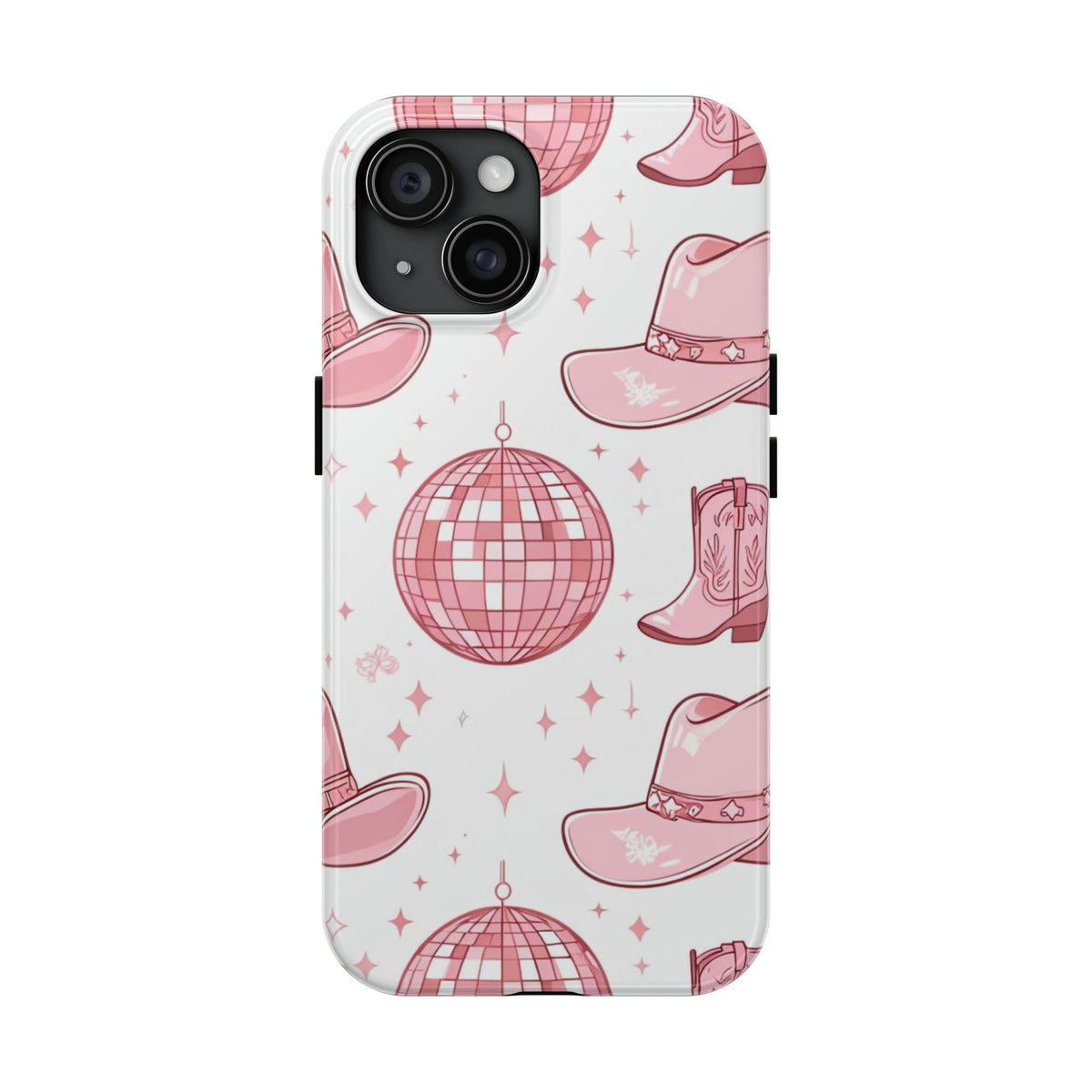 Pink Cowgirl Disco Phone Case