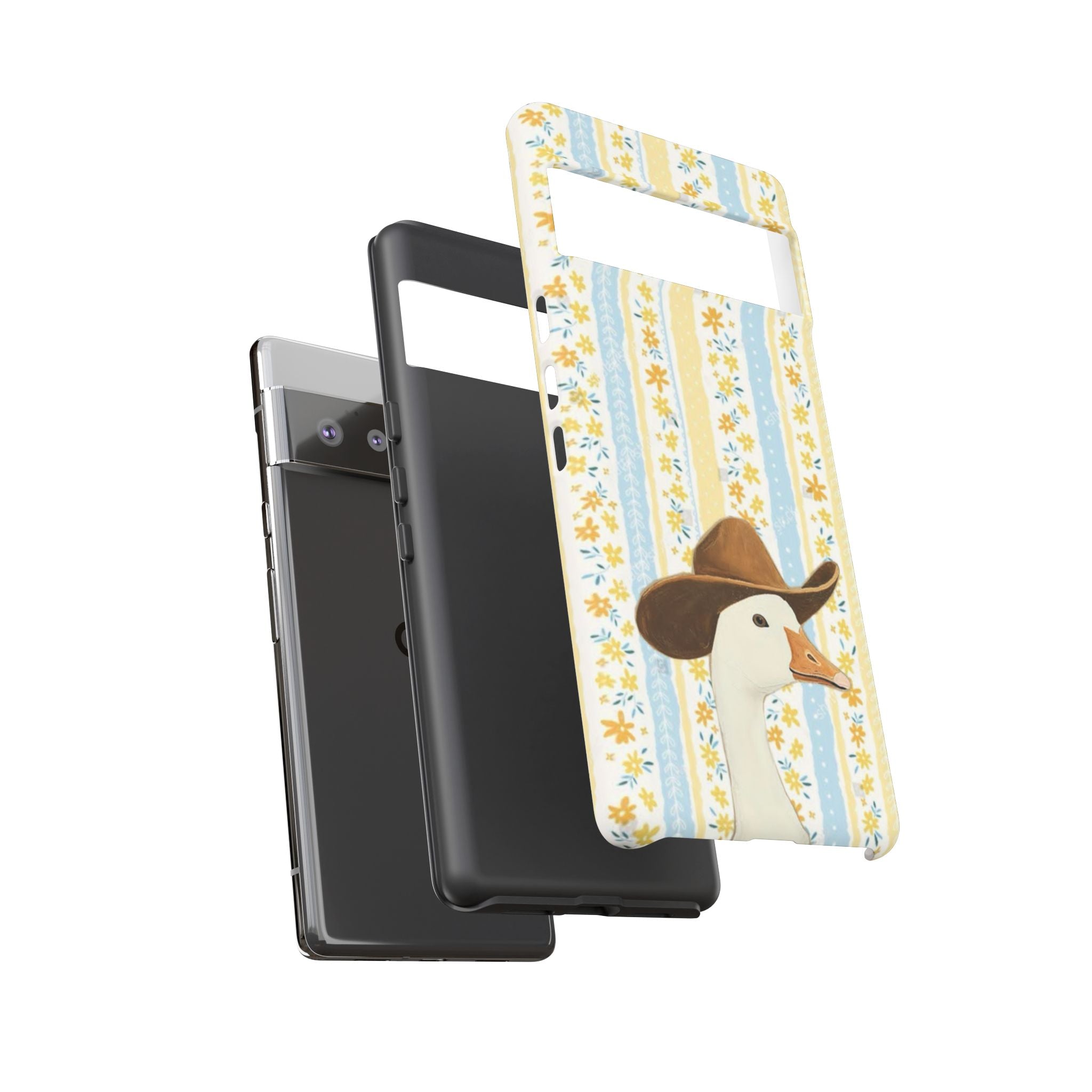 Goose Cowboy Phone Case – Cute Country Floral iPhone Cover