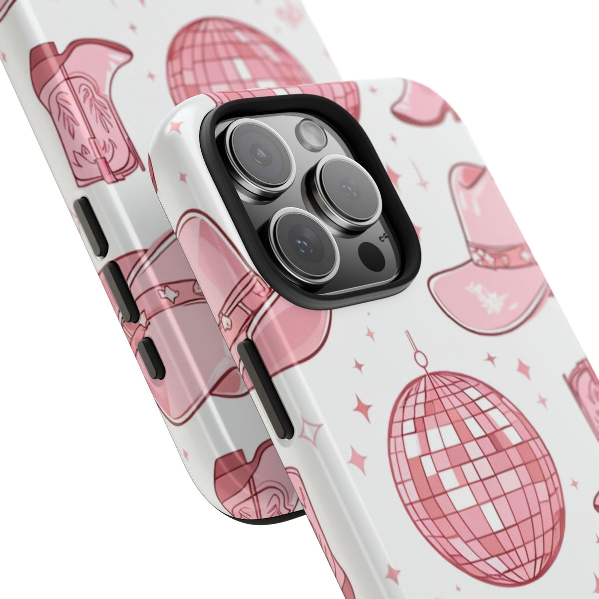 Pink Cowgirl Disco Phone Case