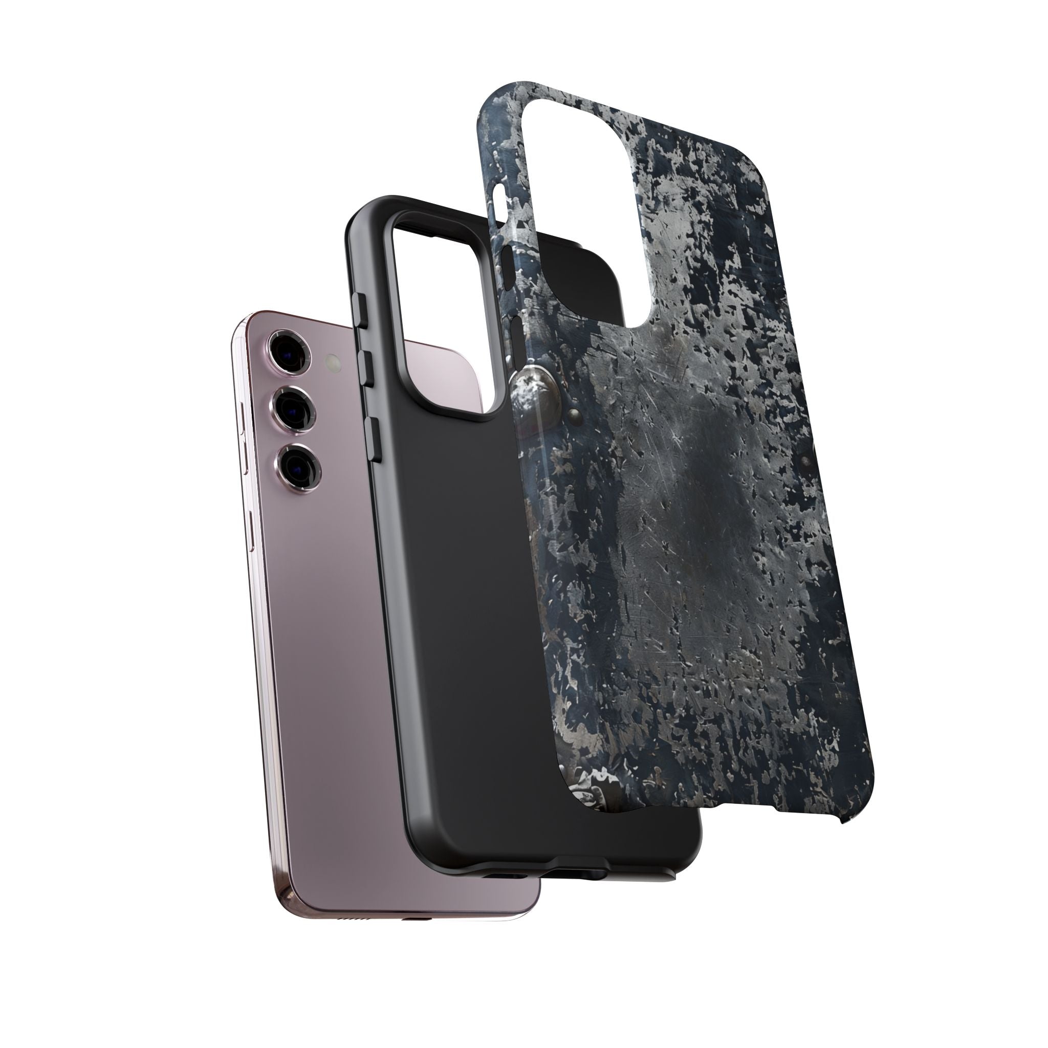 Rugged Rusted Metal Phone Case — Industrial Distressed Armor for iPhone