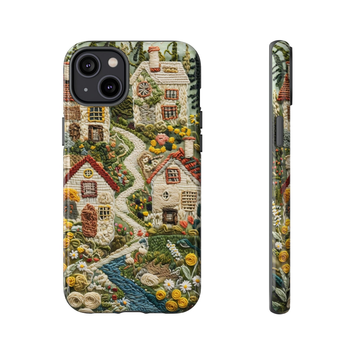 Cottagecore Garden Village Phone Case
