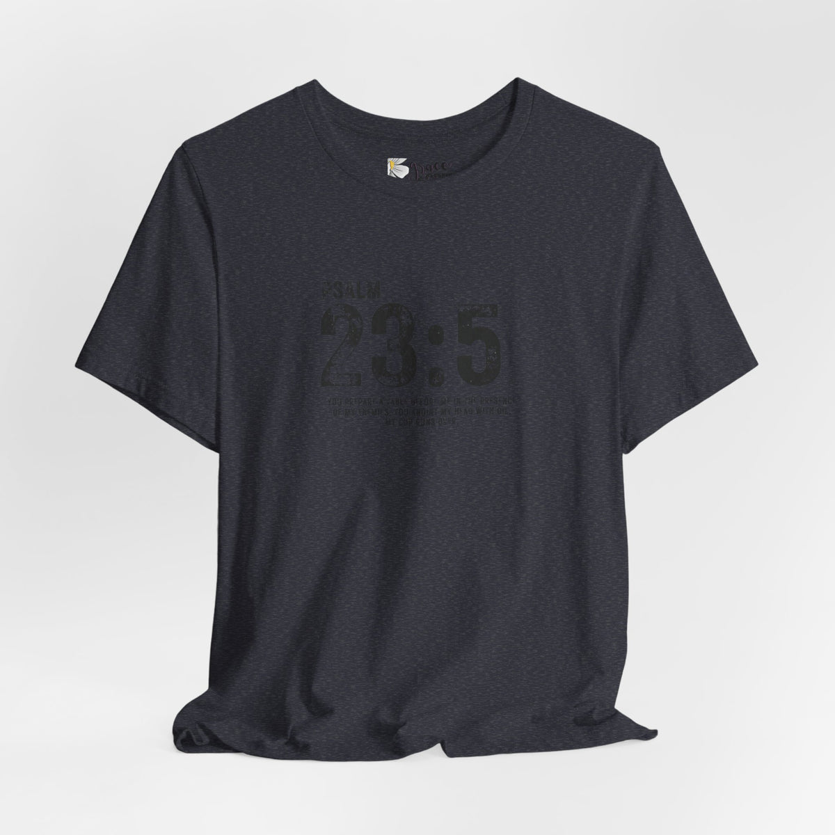 Psalm 23:5 T‑Shirt — Christian Inspirational Scripture Tee