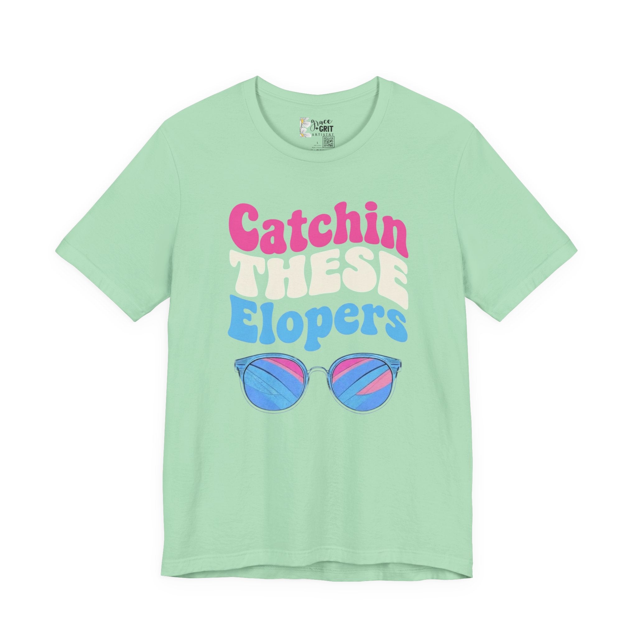 Catchin These Elopers T-Shirt | Sunglasses Beach Elopement Tee