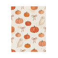 Velveteen Plush Blanket – Cute Halloween Pumpkins, Ghosts & Bows