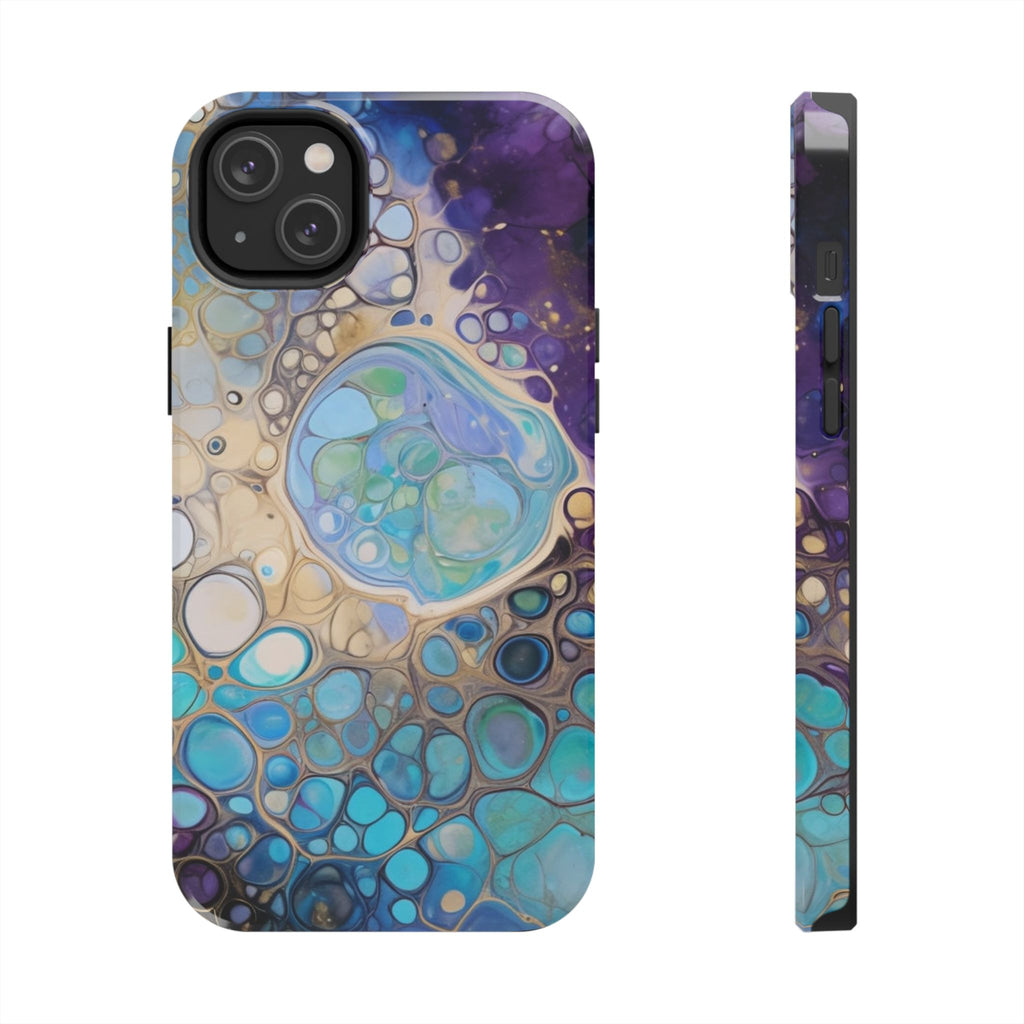 Abstract Ocean Bubble Tough Phone Case