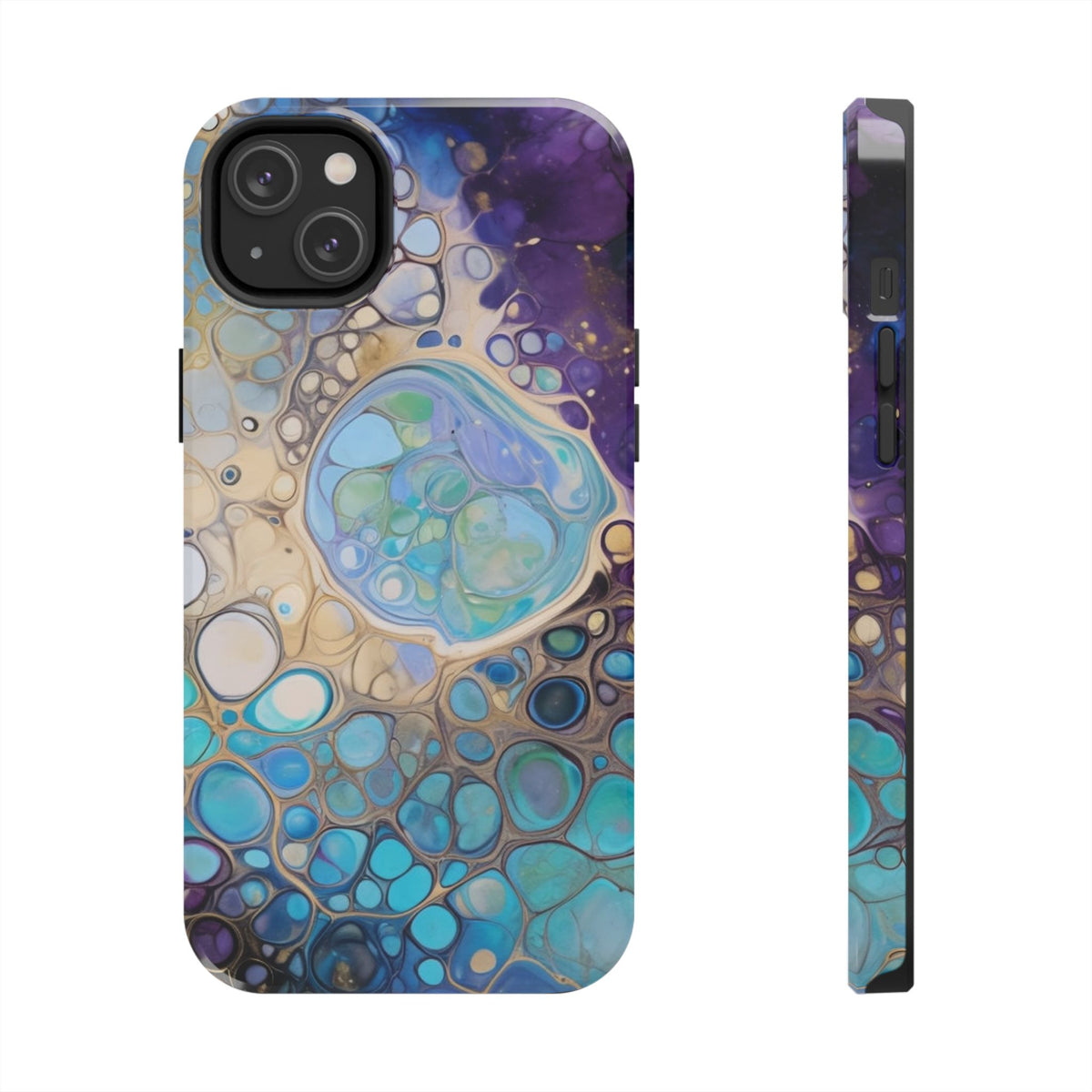 Abstract Ocean Bubble Tough Phone Case