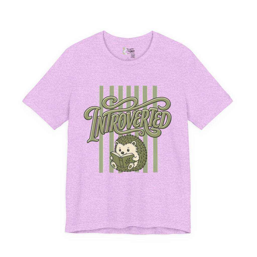 Introverted Hedgehog Tee — Cute Introvert Shirt