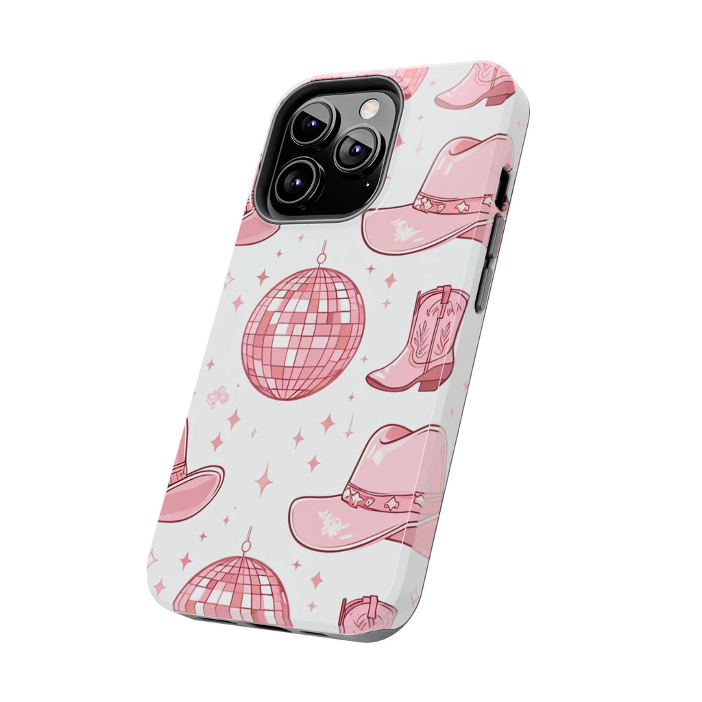 Pink Cowgirl Disco Phone Case