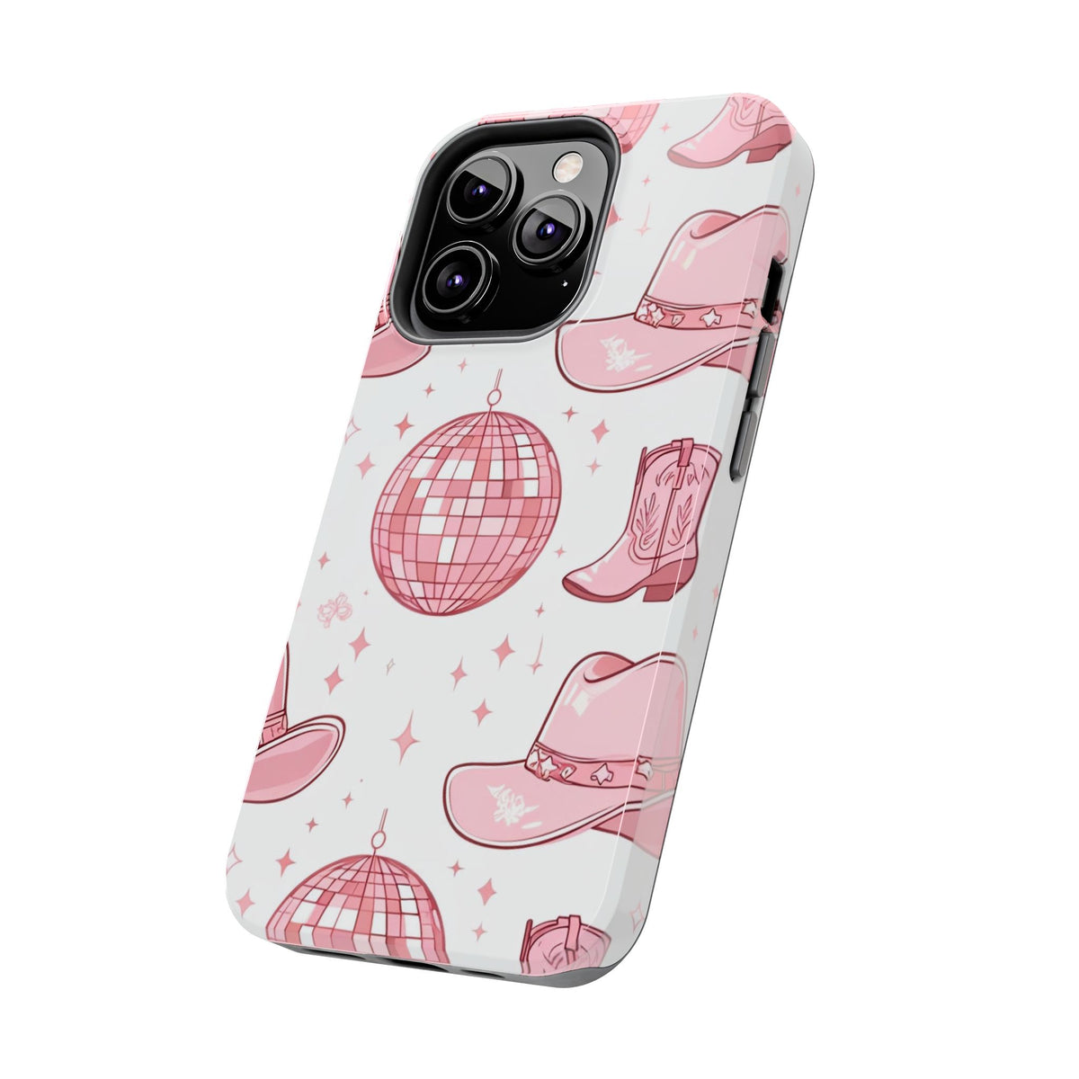 Pink Cowgirl Disco Phone Case