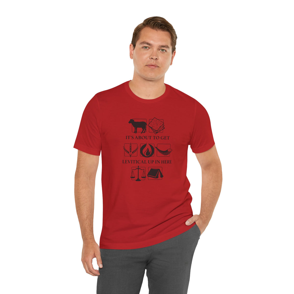 Levitical Up In Here T-Shirt — Funny Bible Symbols Tee