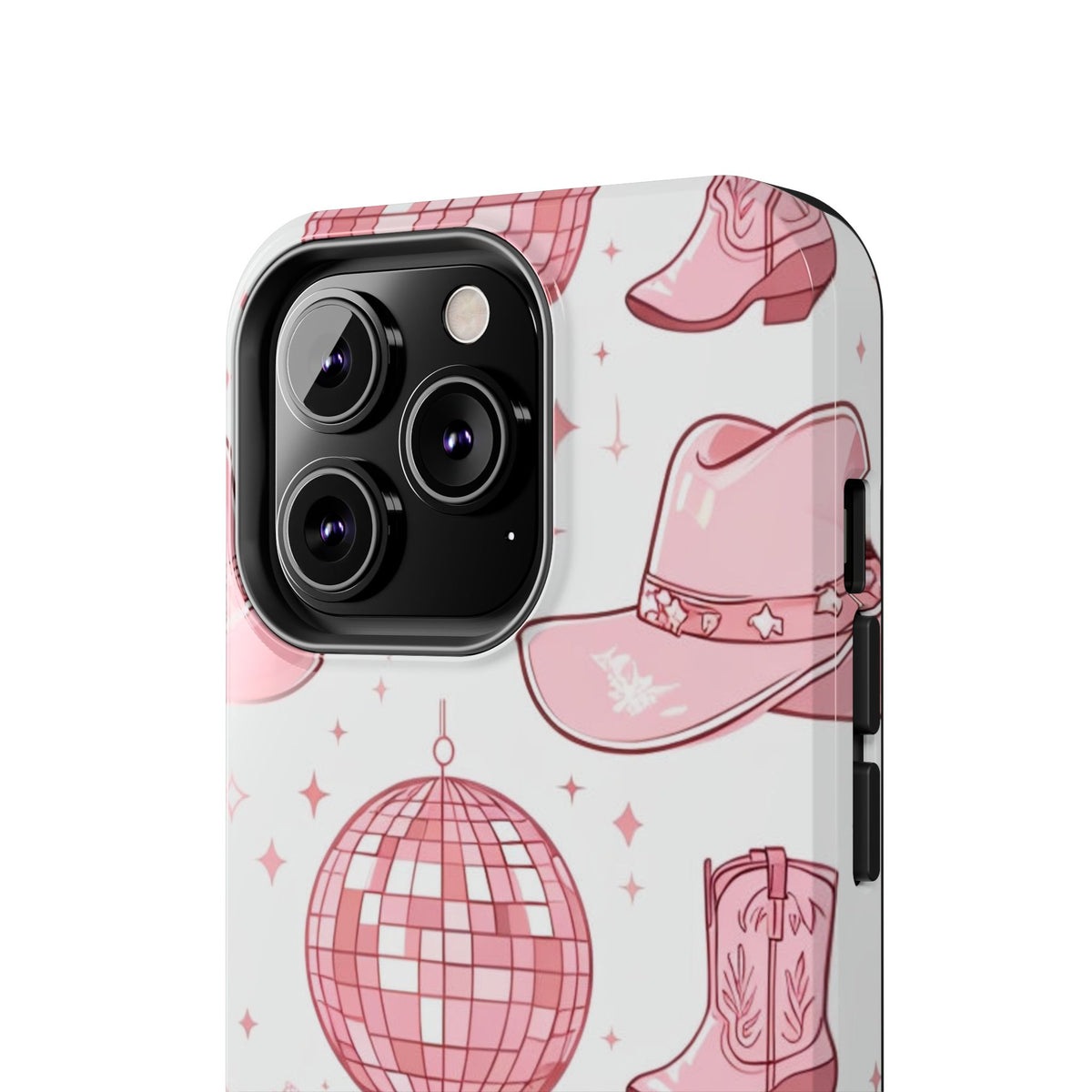 Pink Cowgirl Disco Phone Case