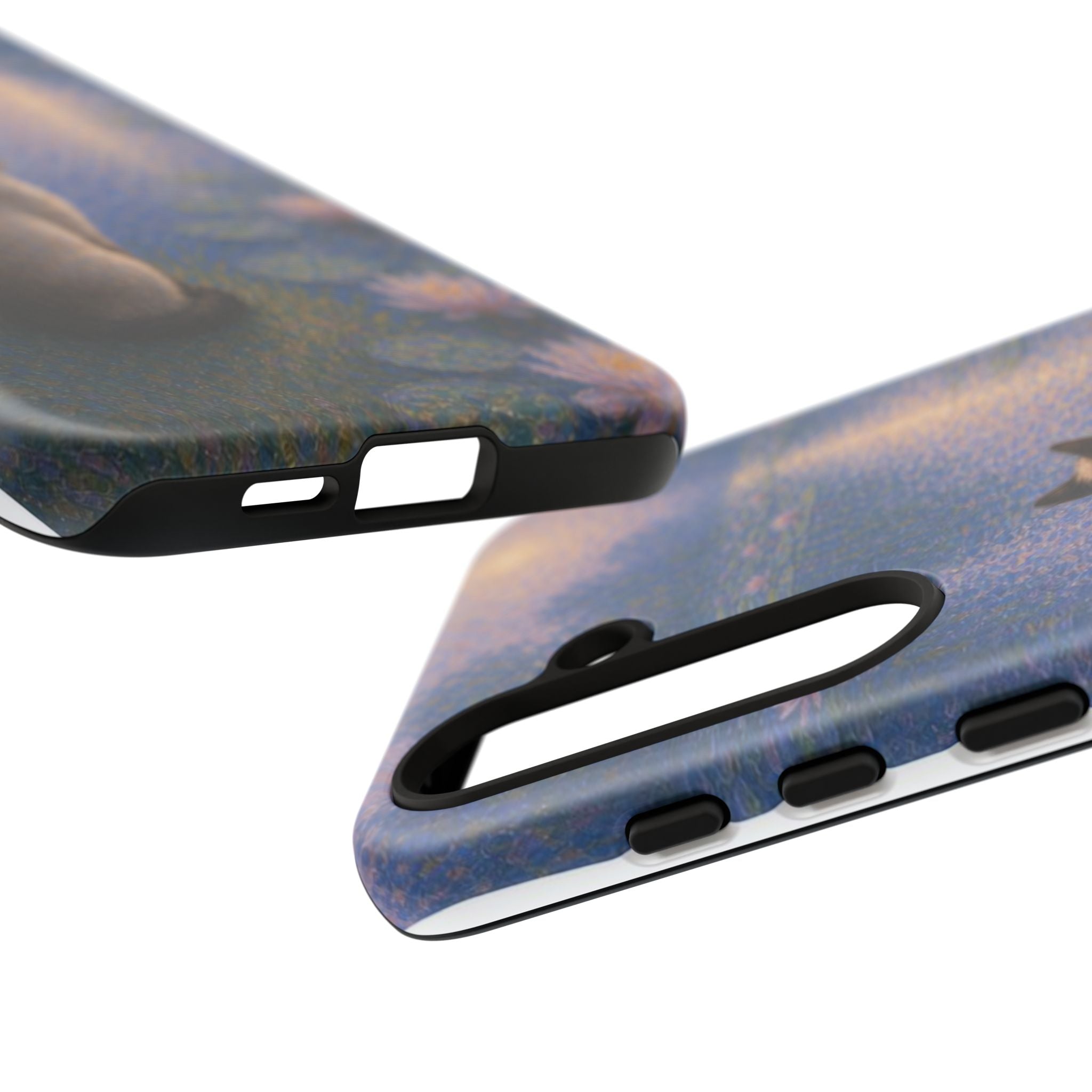 Cat Moonlight Phone Case — Serene Siamese by Lily Pond