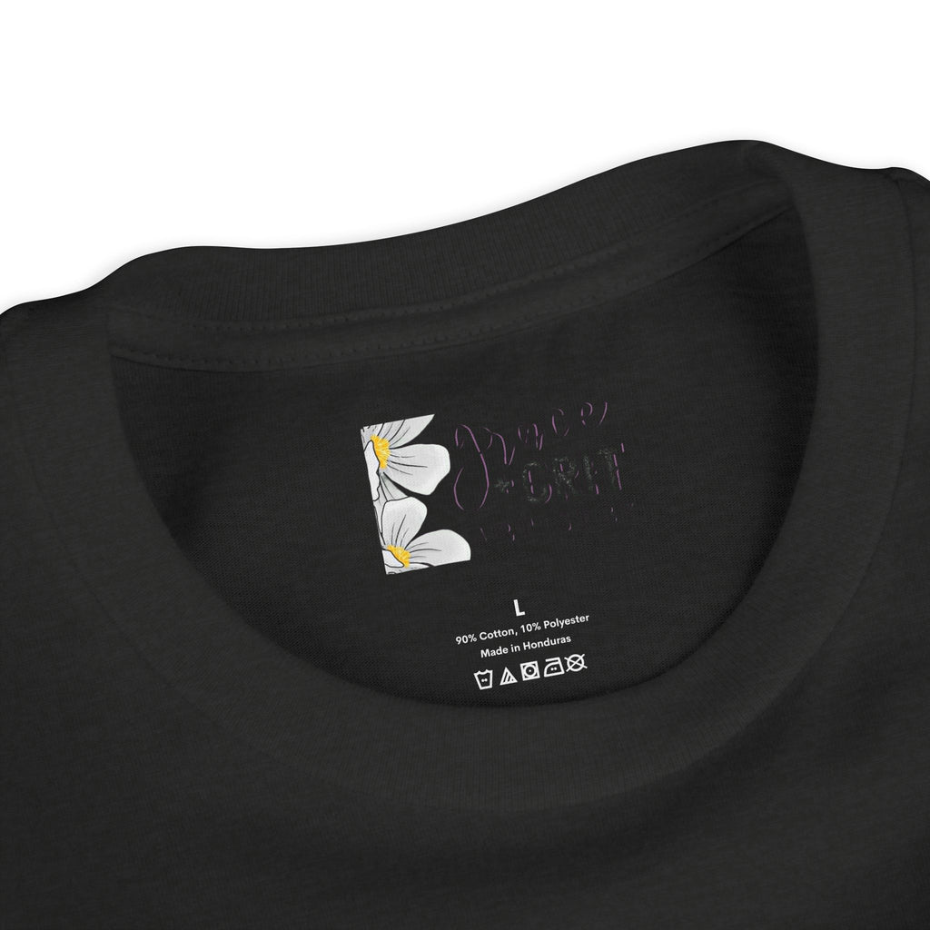 Little Patriot Big Grace Youth Tee — Floral Cross Christian Kids Shirt