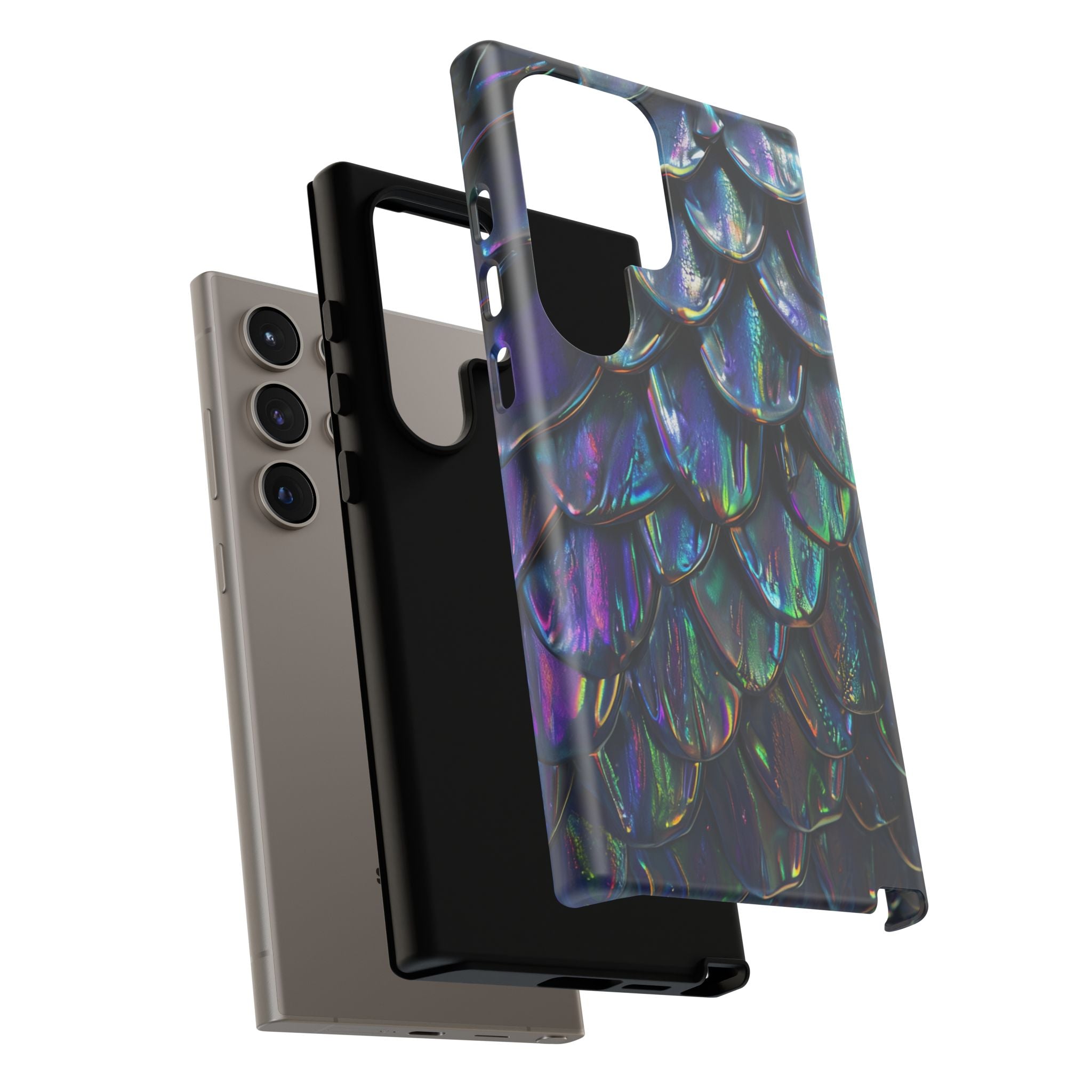 Dragon Scale Phone Case — Iridescent Dragon Scale Tough Case