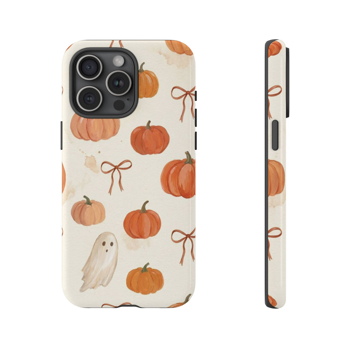 Autumn Pumpkin Ghost Tough Phone Case