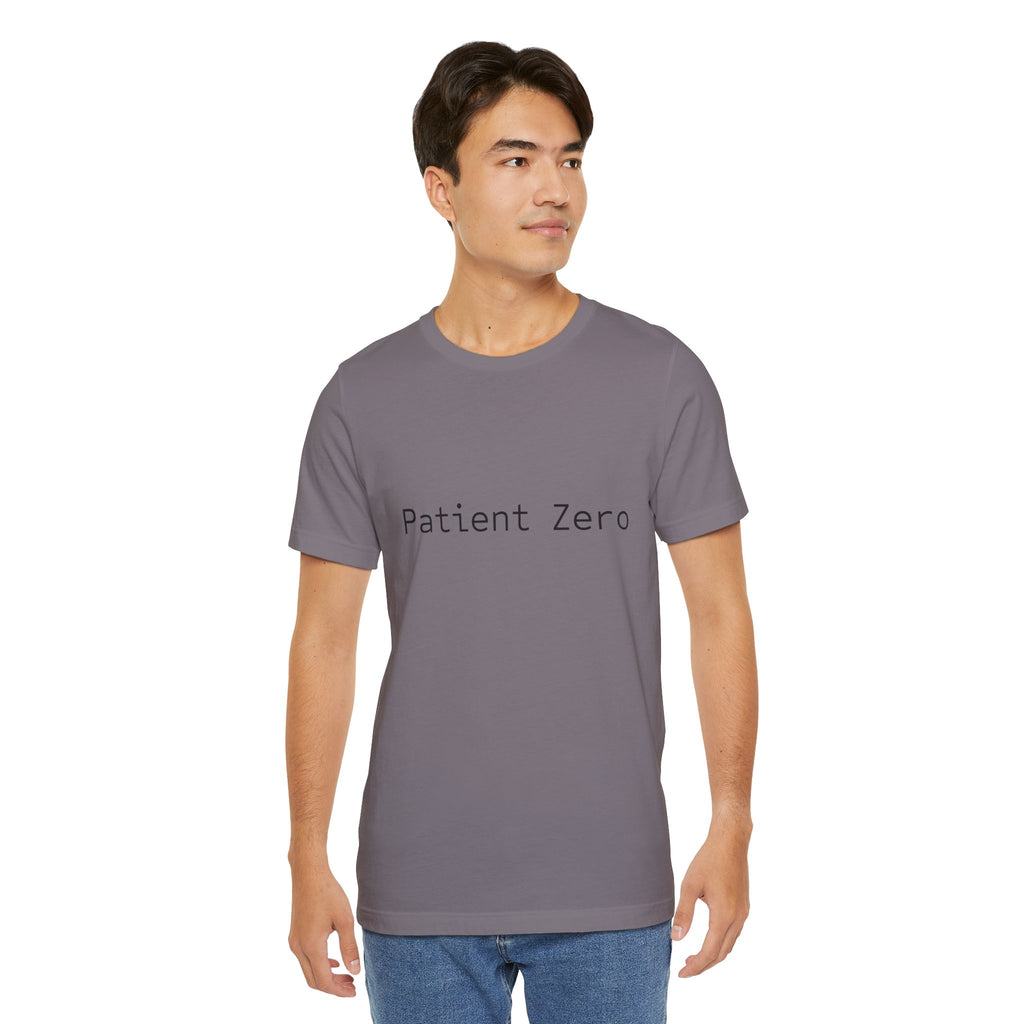 Patient Zero T-Shirt — Minimalist Text Tee