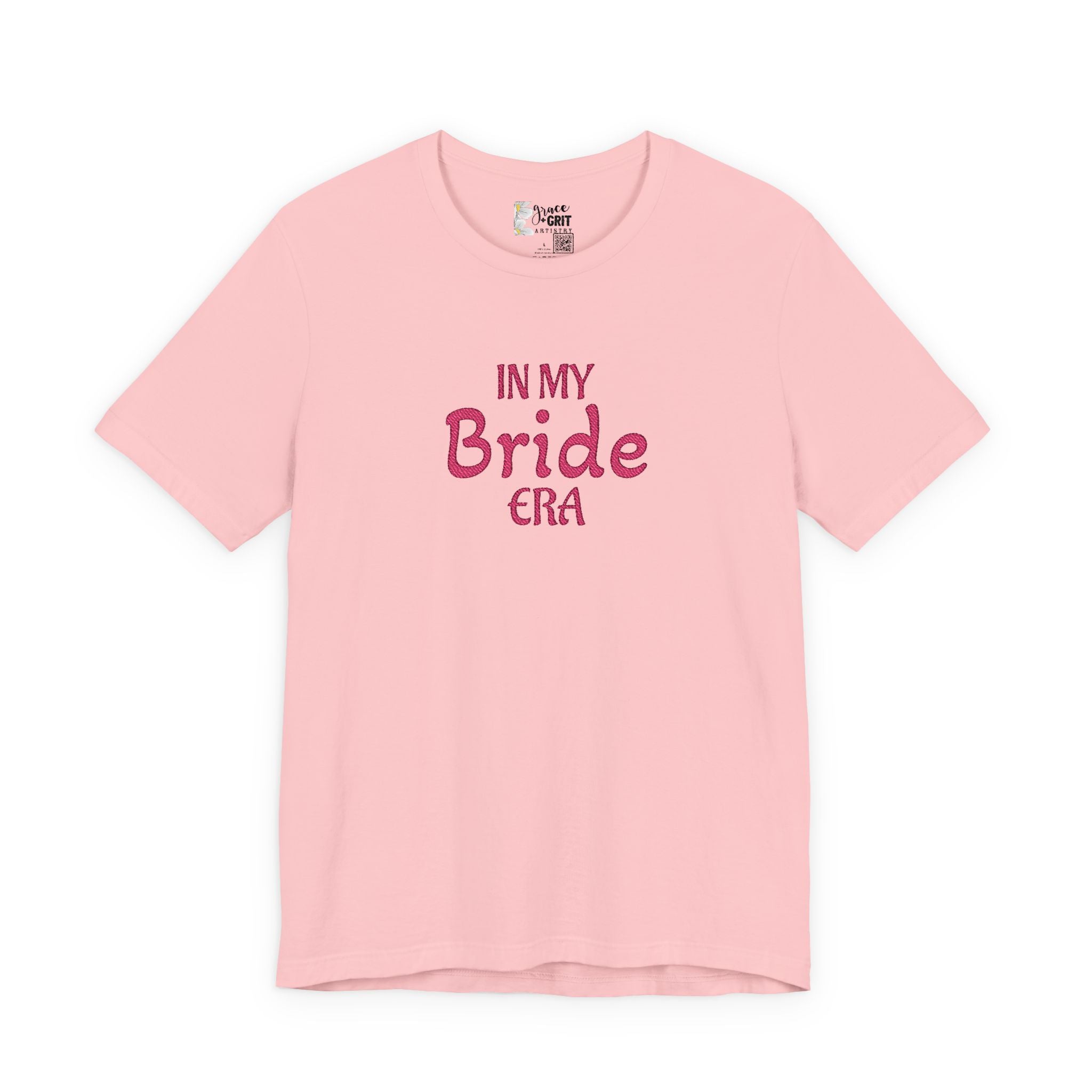 Embroidered Bride Tee — "In My Bride Era" Bachelorette T‑Shirt