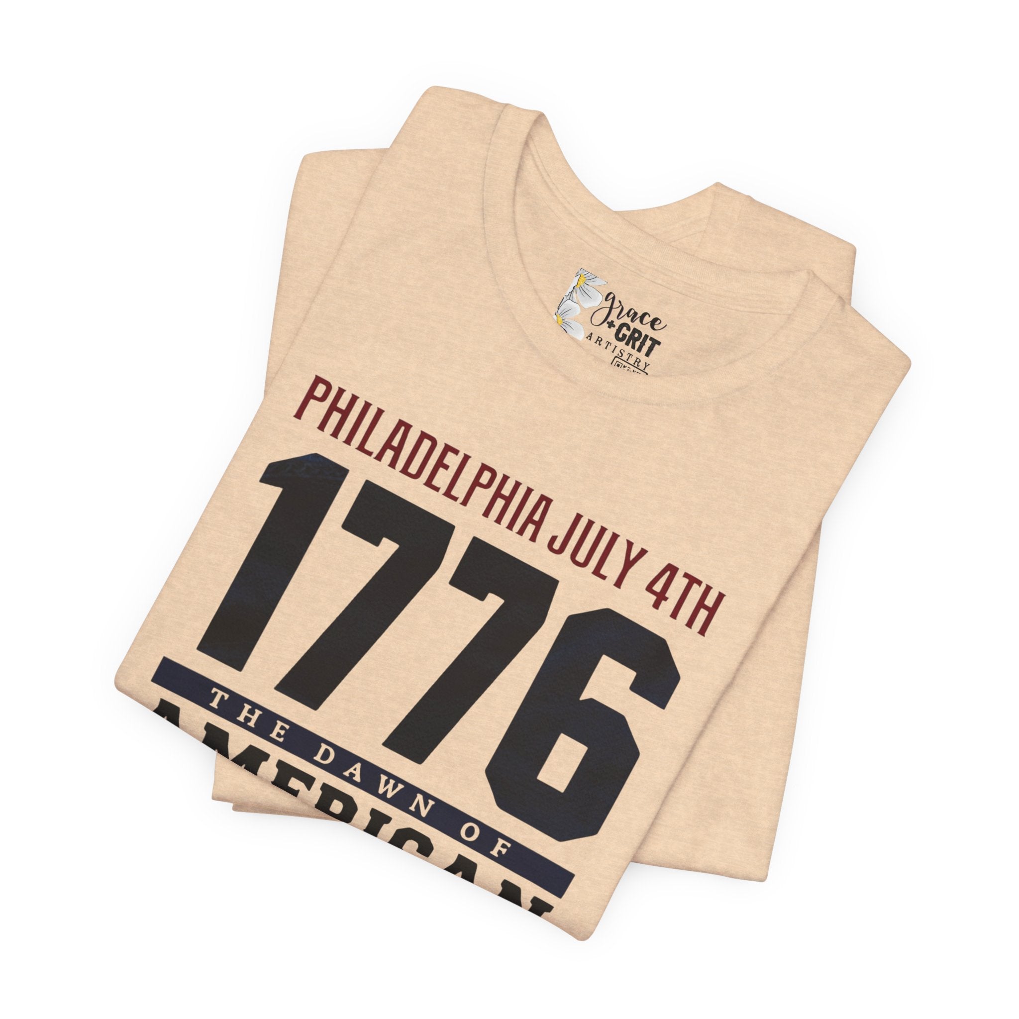 1776 American Freedom Tee — Philadelphia July 4th Patriotic T-Shirt