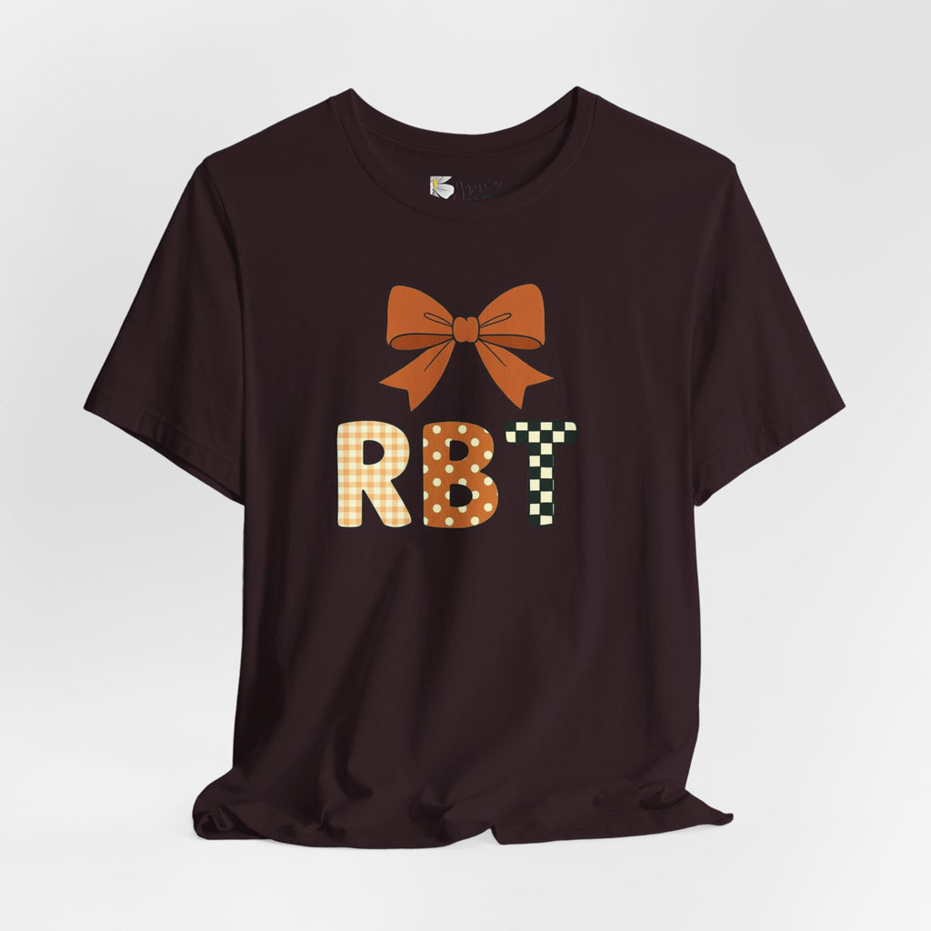 RBT Patch Letters Tee | Bow Monogram Shirt, Checkered & Gingham Initials