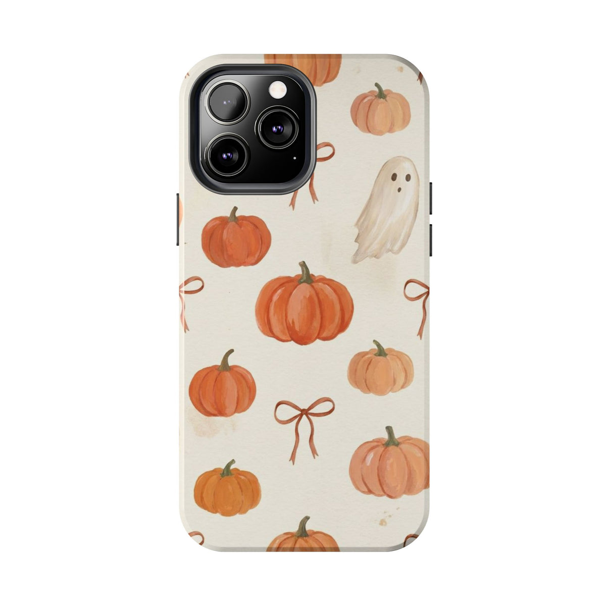 Pumpkin Ghost Phone Case – Cute Halloween Fall Pattern