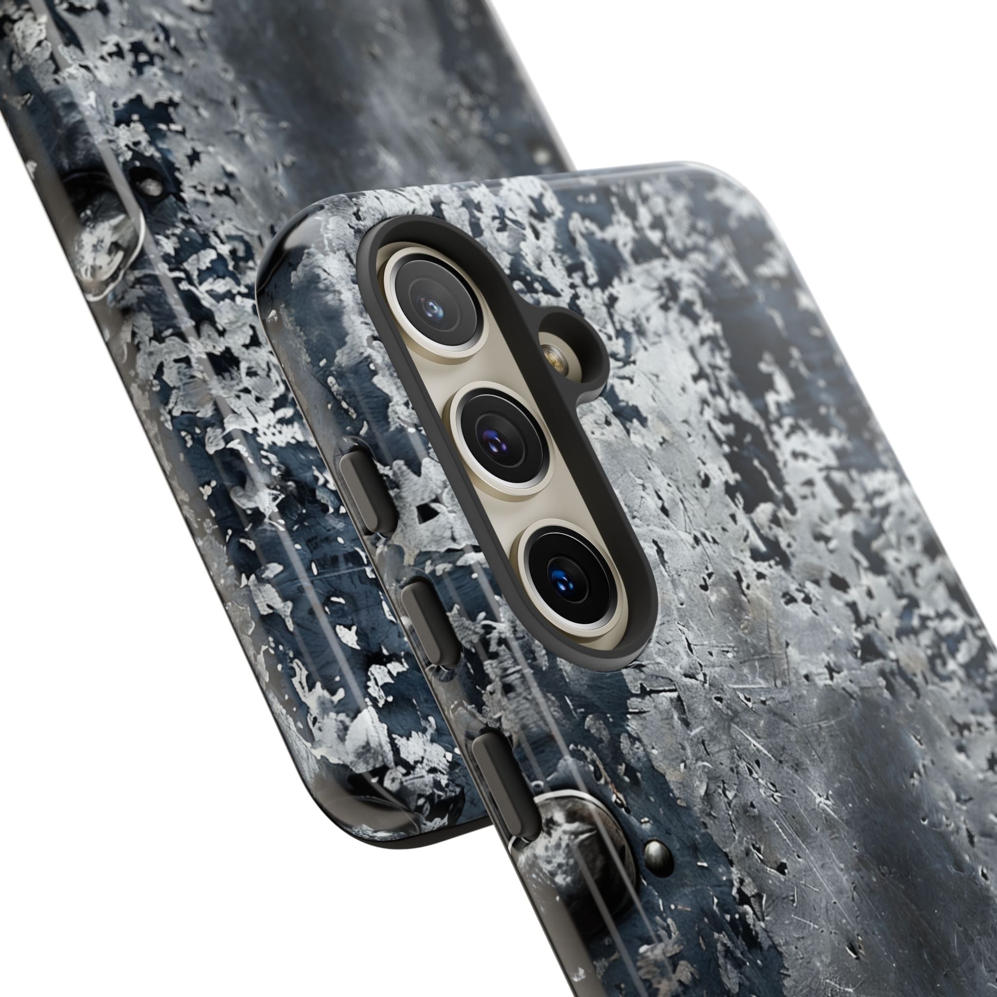 Rugged Rusted Metal Phone Case — Industrial Distressed Armor for iPhone