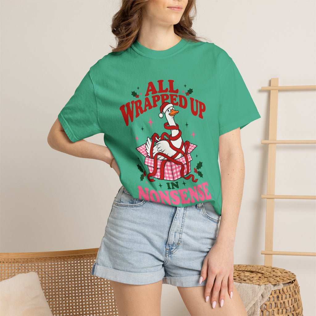 All Wrapped Up in Nonsense Christmas T-Shirt