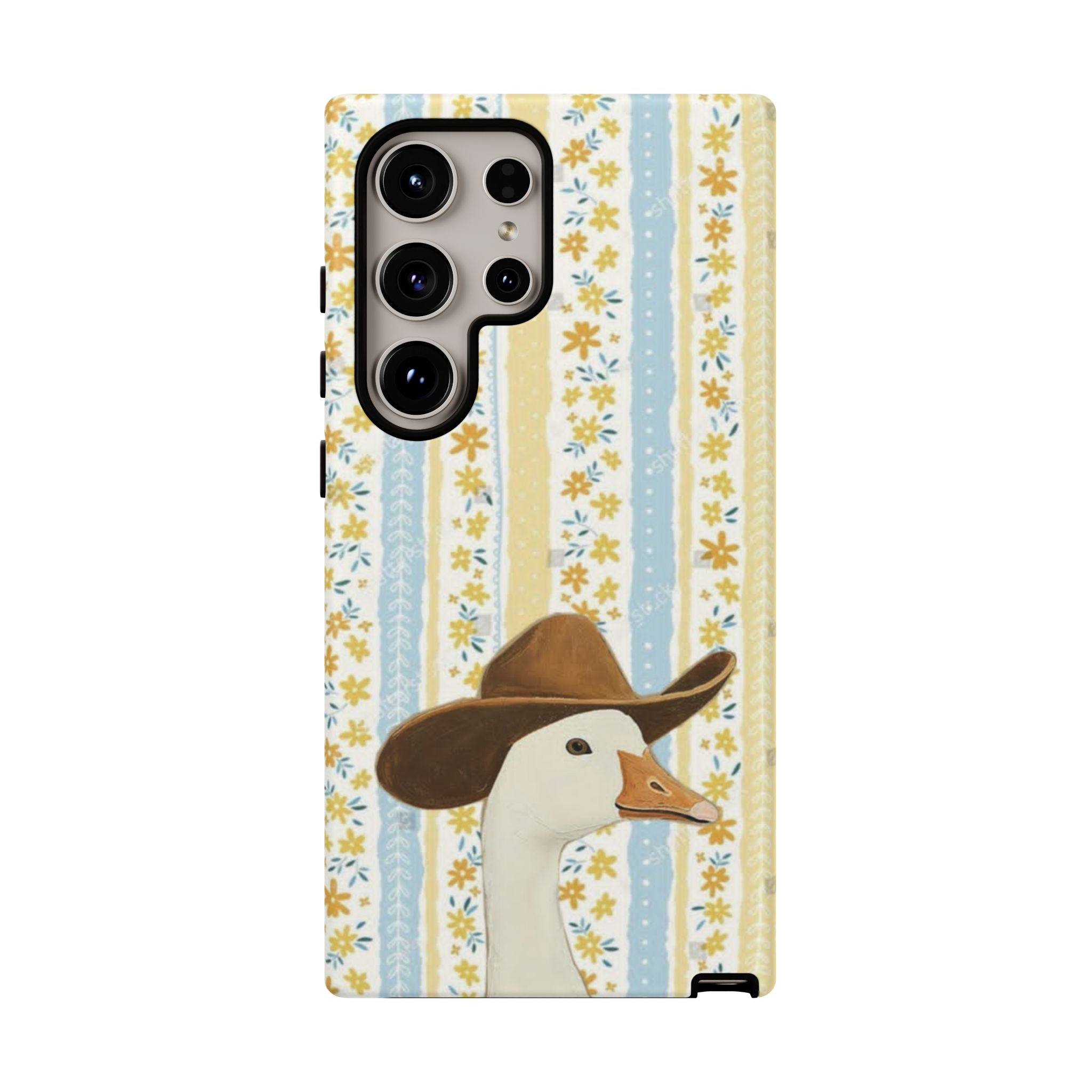 Goose Cowboy Phone Case – Cute Country Floral iPhone Cover