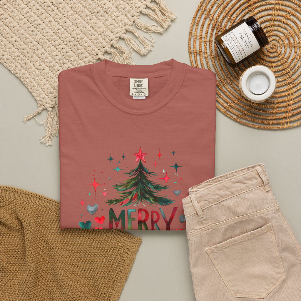 Merry Christmas Christmas Tree T-Shirt