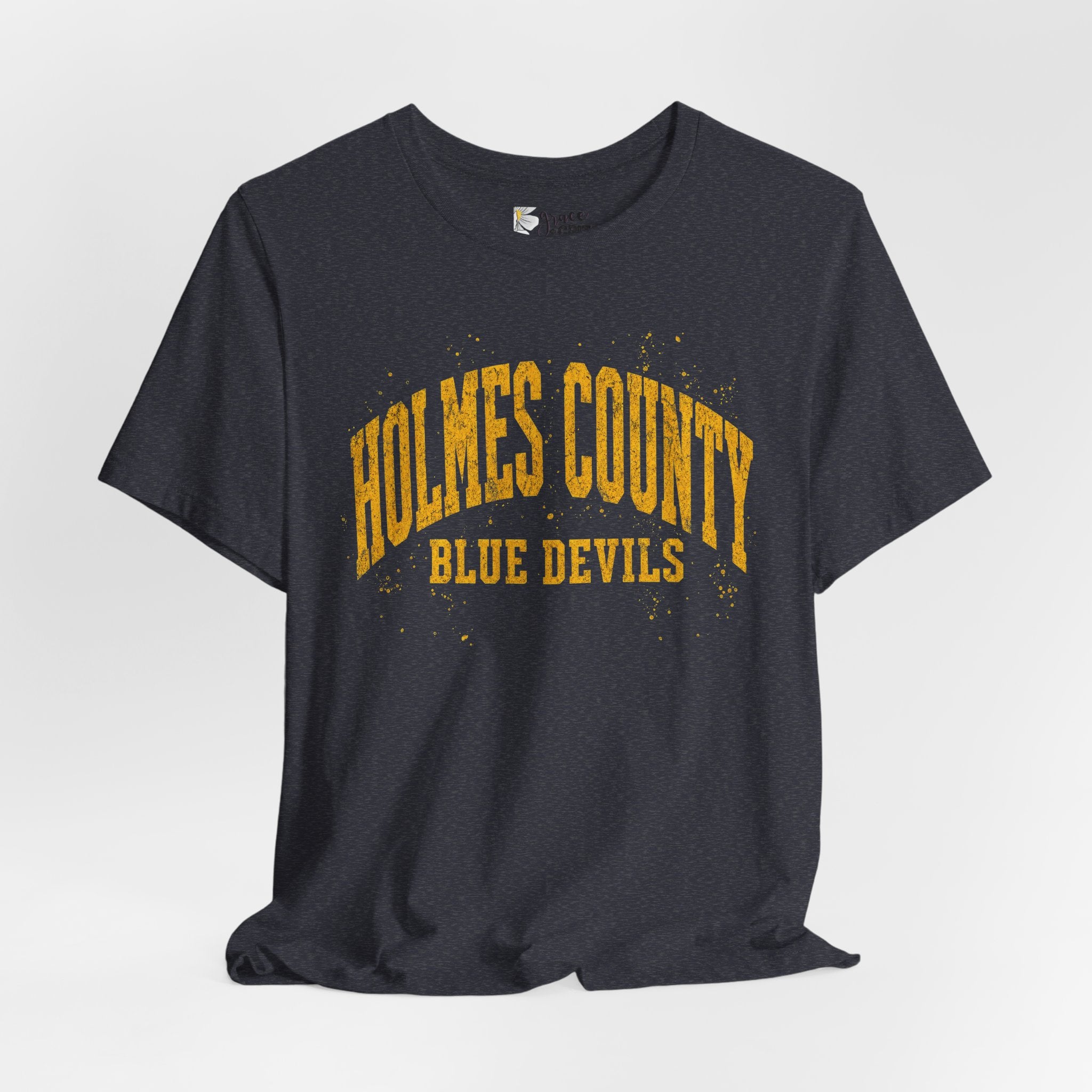 Holmes County Blue Devils Vintage Crew T‑Shirt