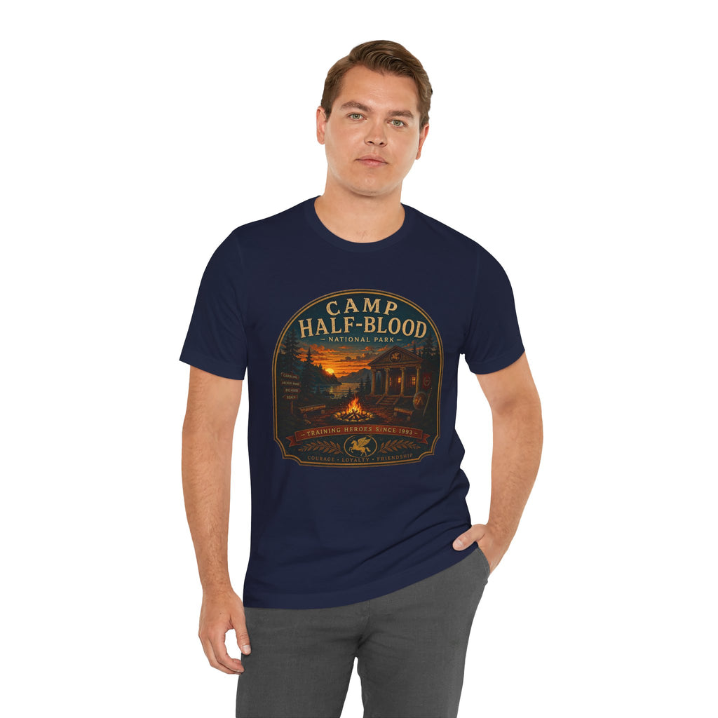 Camp Half-Blood Graphic Tee — Vintage National Park Percy Jackson Shirt