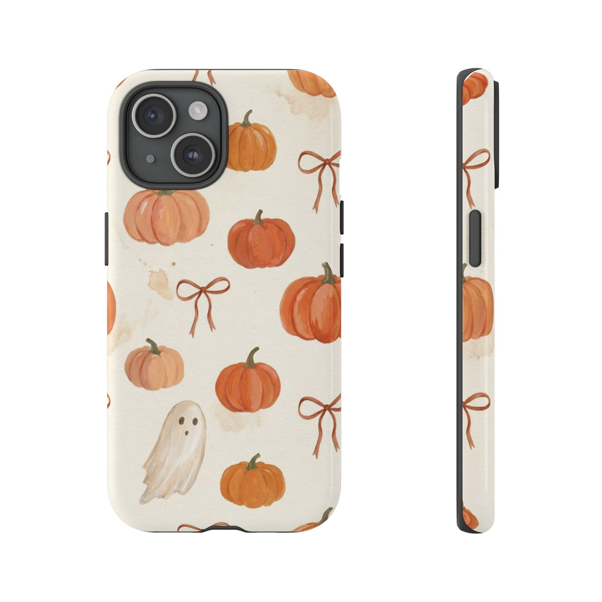 Autumn Pumpkin Ghost Tough Phone Case