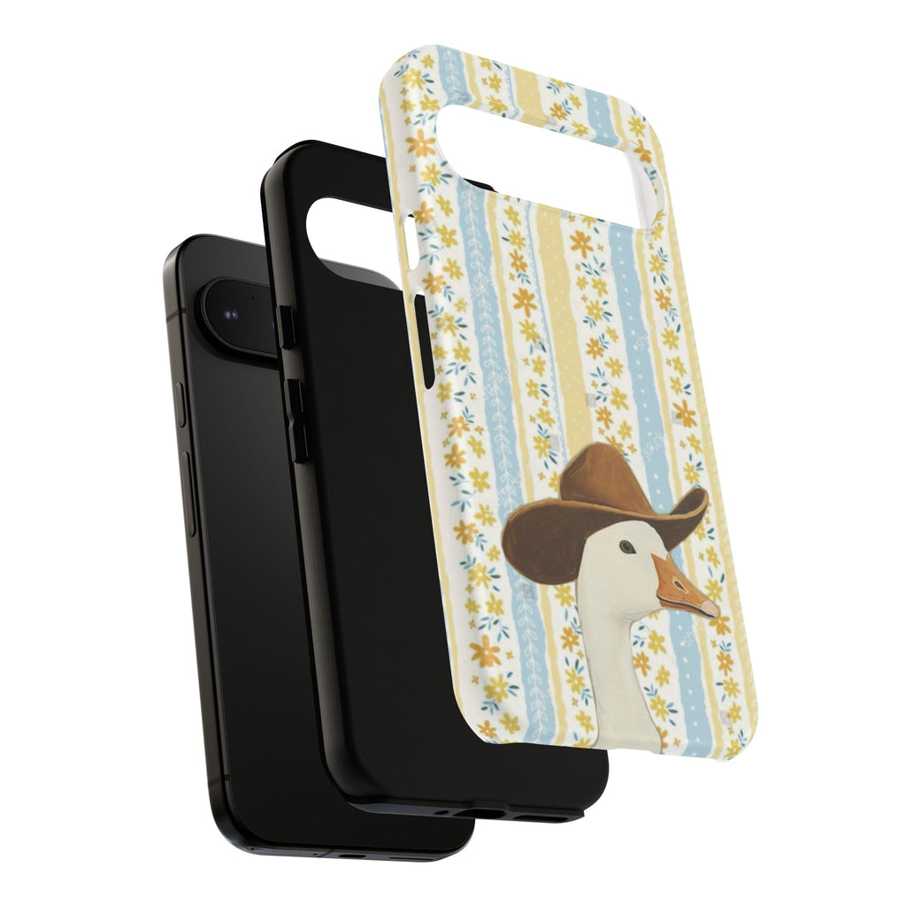 Goose Cowboy Phone Case – Cute Country Floral iPhone Cover