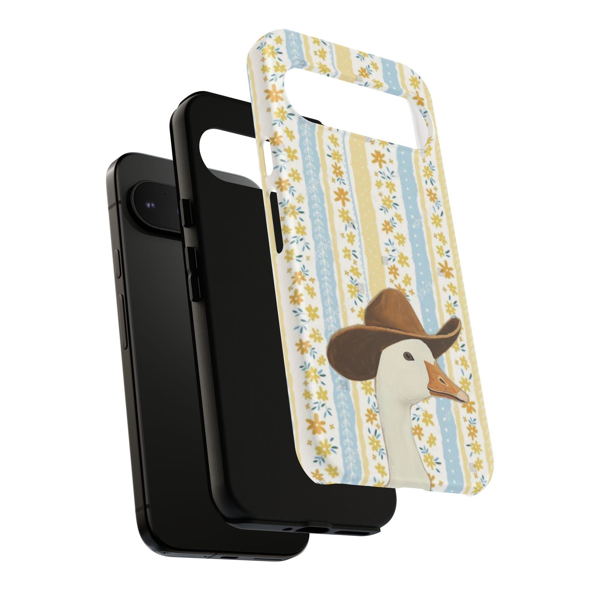 Goose Cowboy Phone Case – Cute Country Floral iPhone Cover