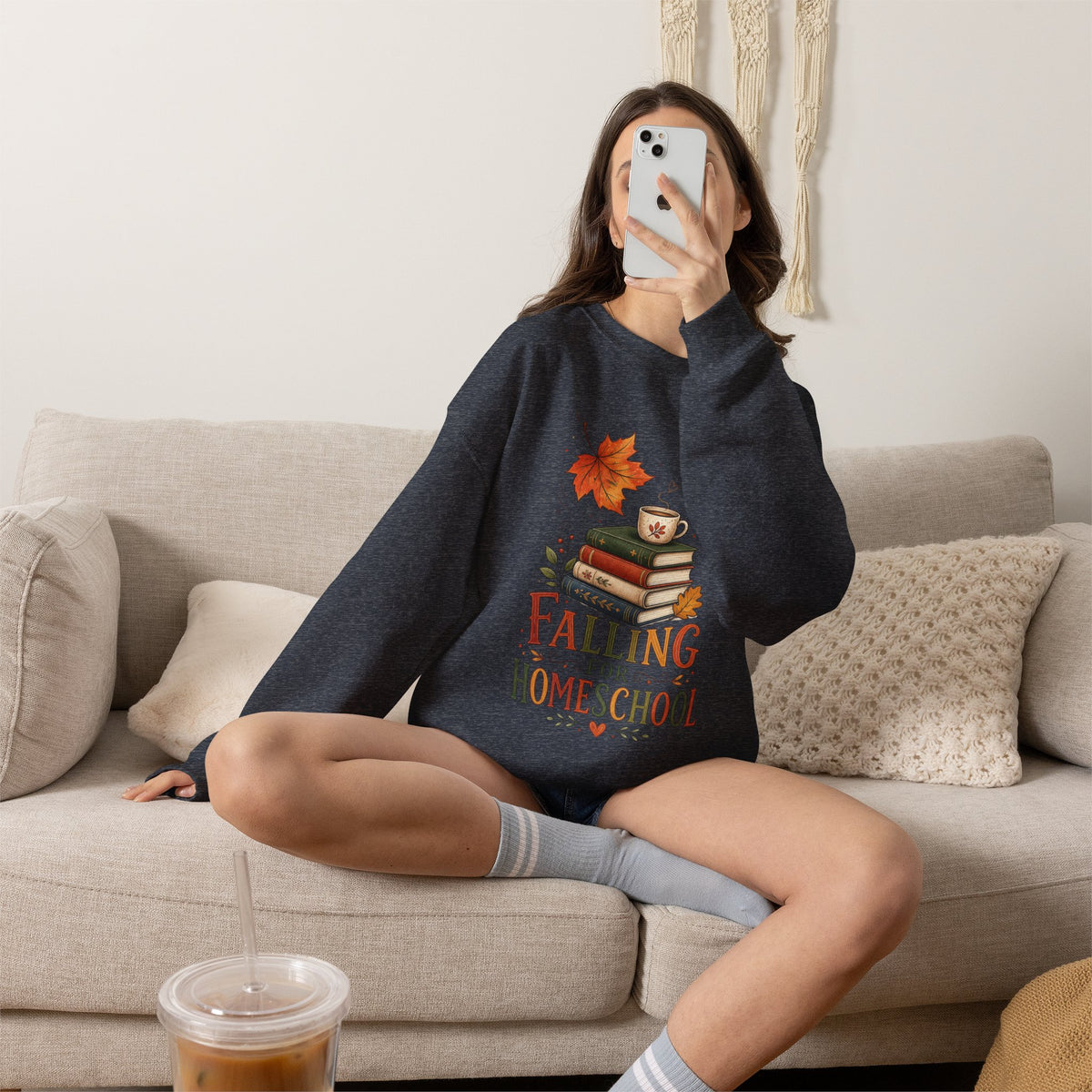 Falling for Home School Sweatshirt