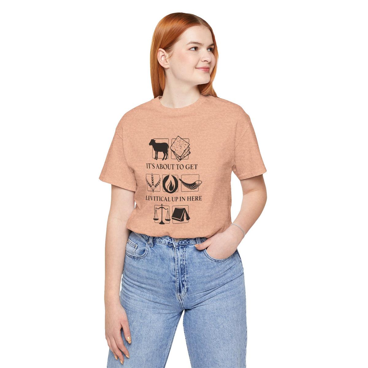 Levitical Up In Here T-Shirt — Funny Bible Symbols Tee
