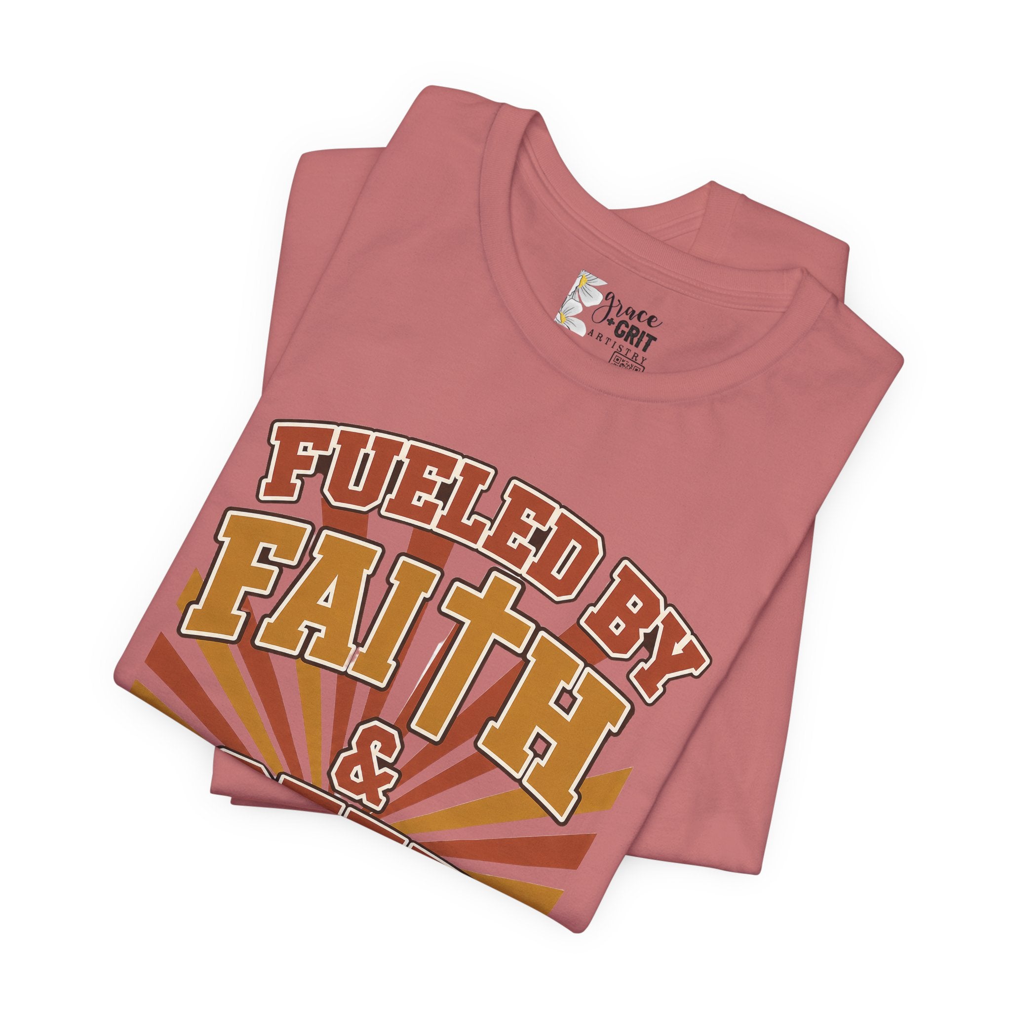 Fueled by Faith & Coffee T-Shirt — Christian Coffee Lovers Tee