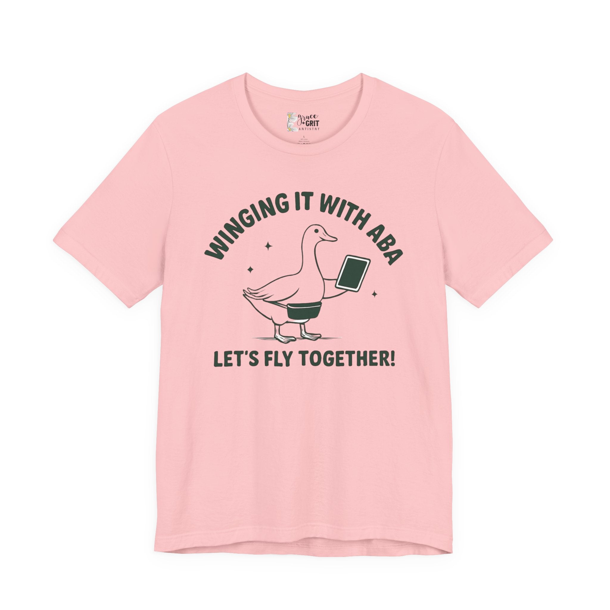 Winging It With ABA Goose Tee | Let's Fly Together T-Shirt