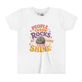 Youth Tee — "People Throw Rocks at Things That Shine" Positive Graphic Tee