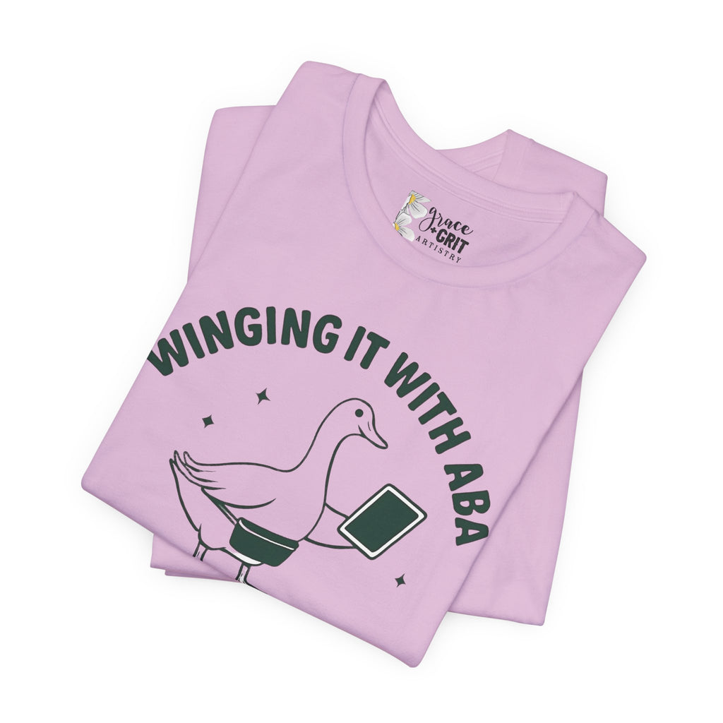 Winging It With ABA Goose Tee | Let's Fly Together T-Shirt