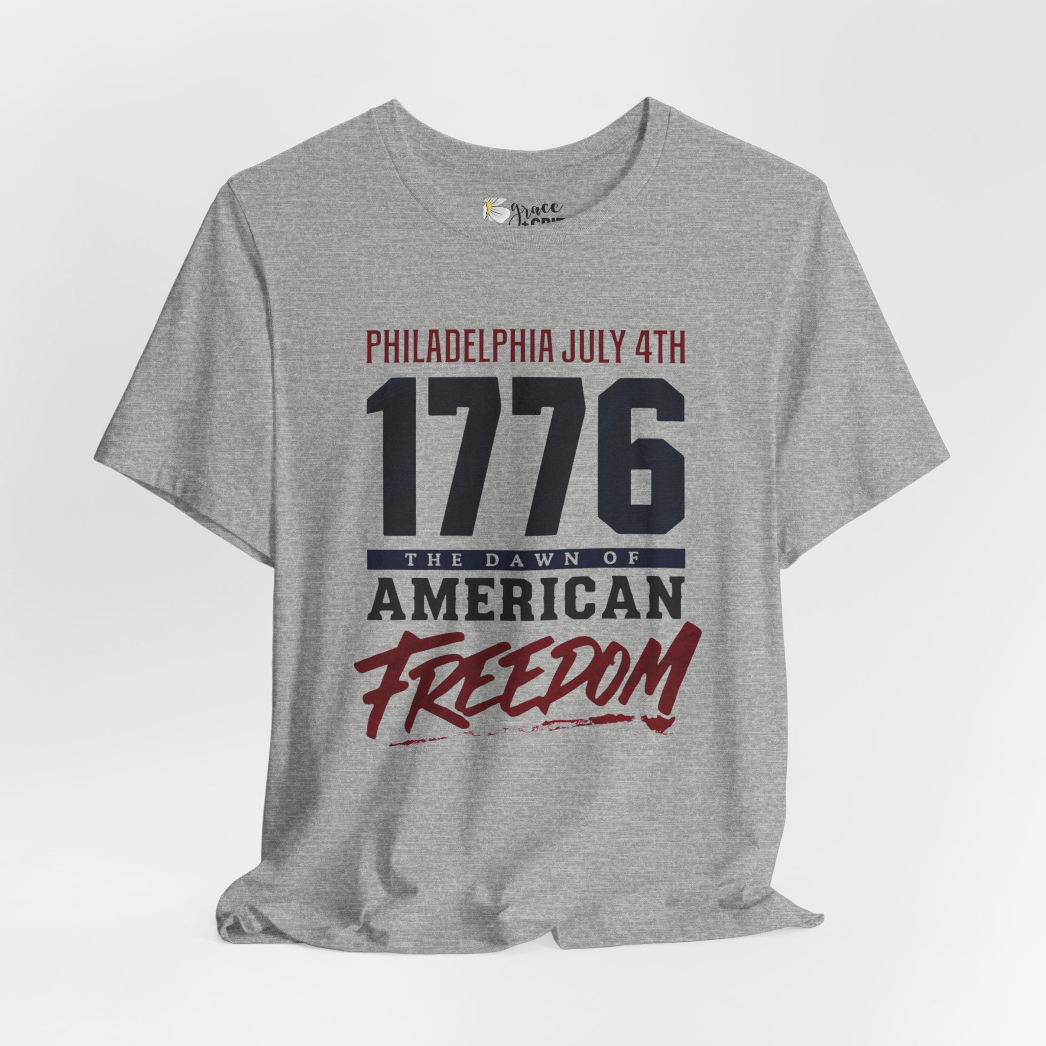 1776 American Freedom Tee — Philadelphia July 4th Patriotic T-Shirt
