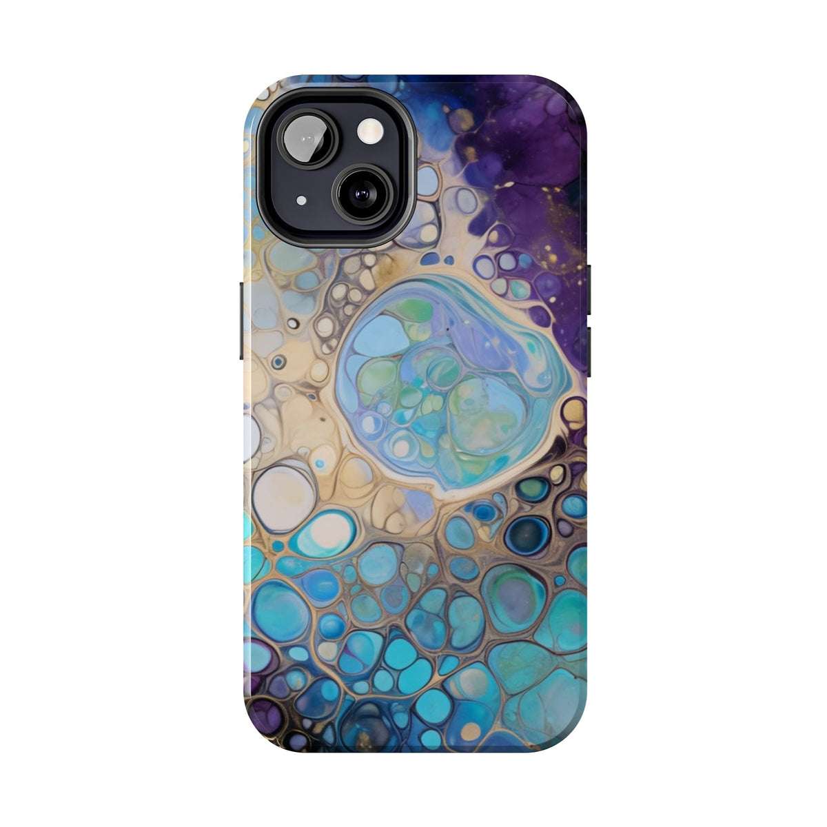 Abstract Ocean Bubble Tough Phone Case