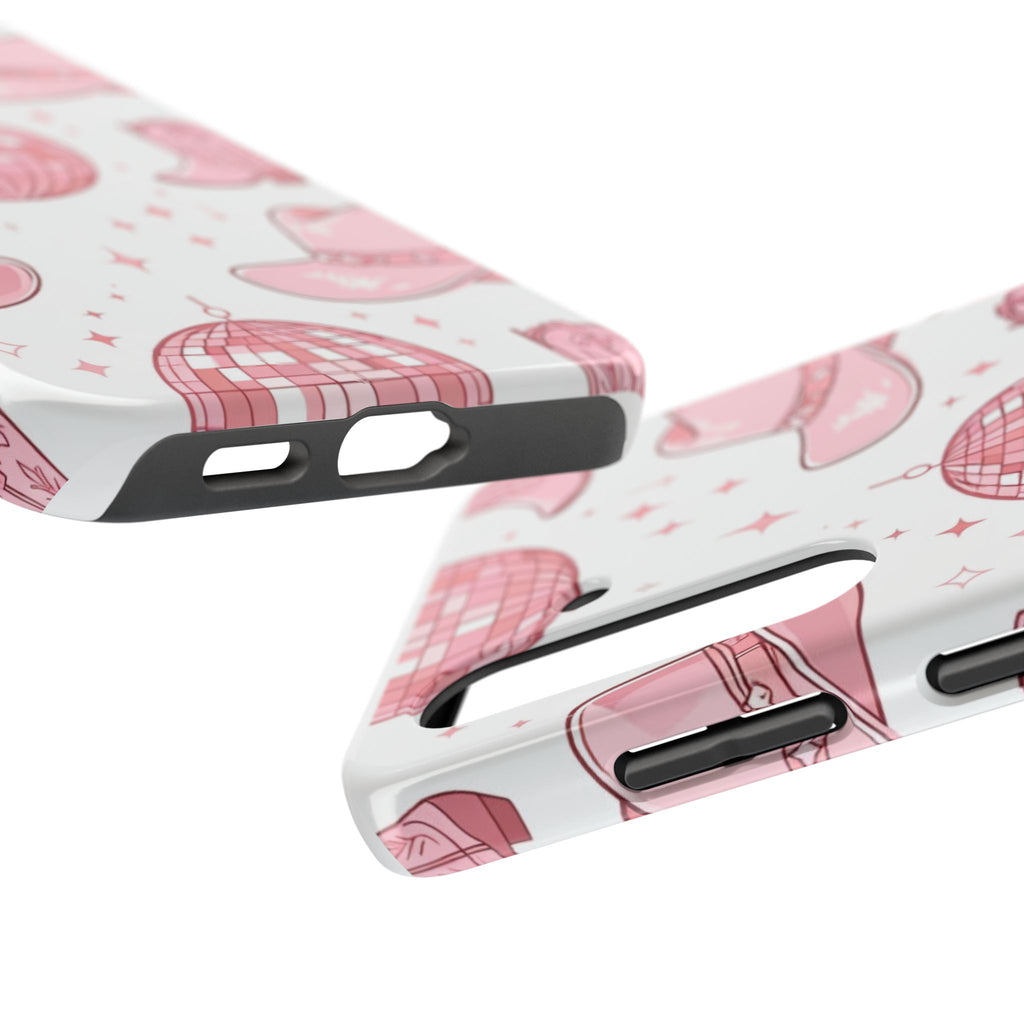 Pink Cowgirl Disco Phone Case