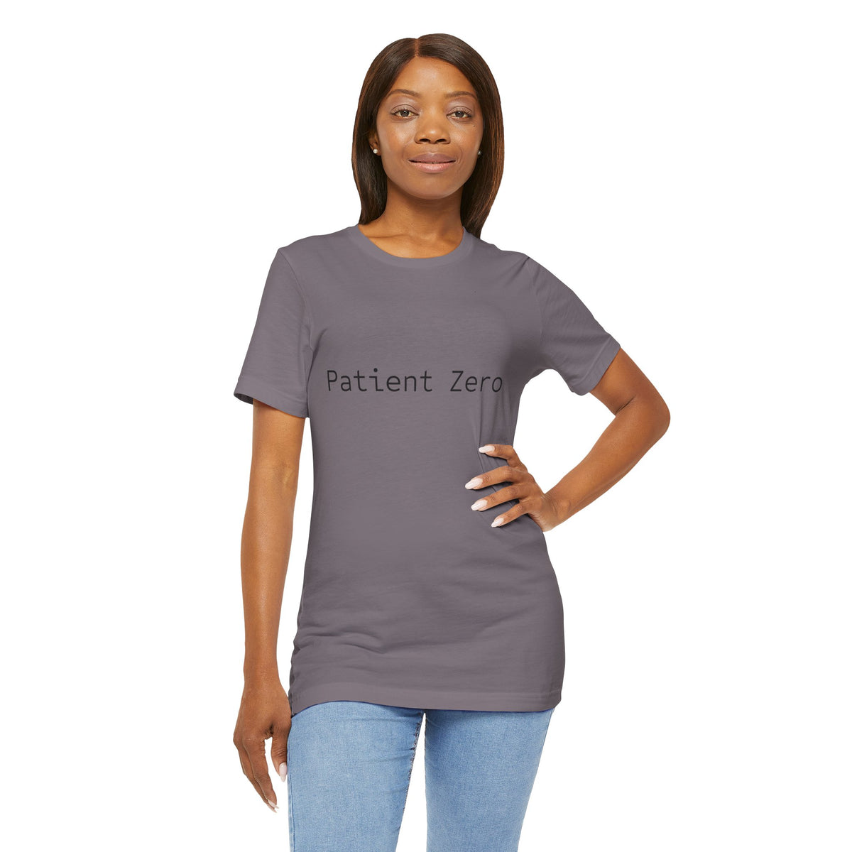 Patient Zero T-Shirt — Minimalist Text Tee