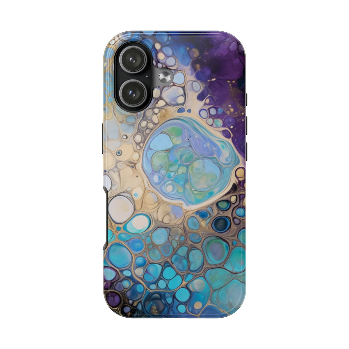 Abstract Ocean Bubble Tough Phone Case