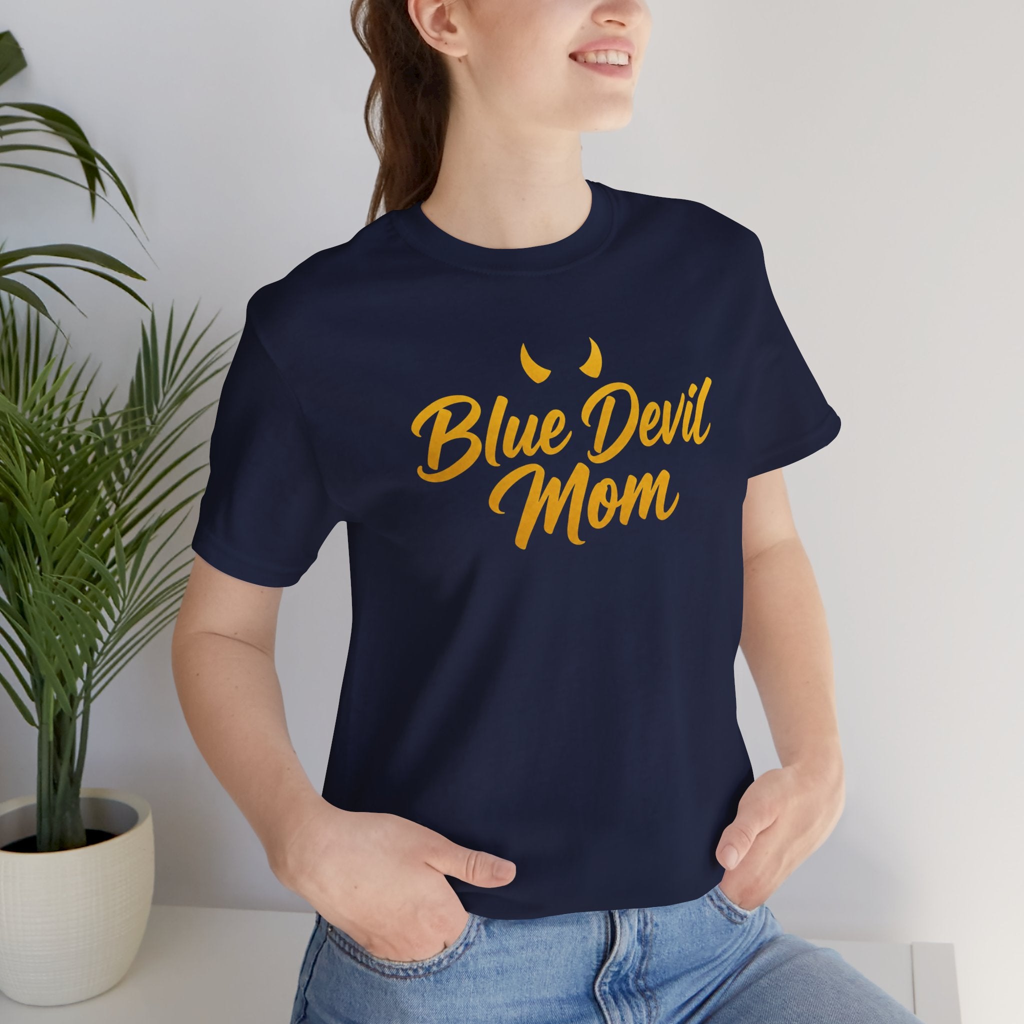 Blue Devil Mom T-Shirt — School Spirit Mom Tee