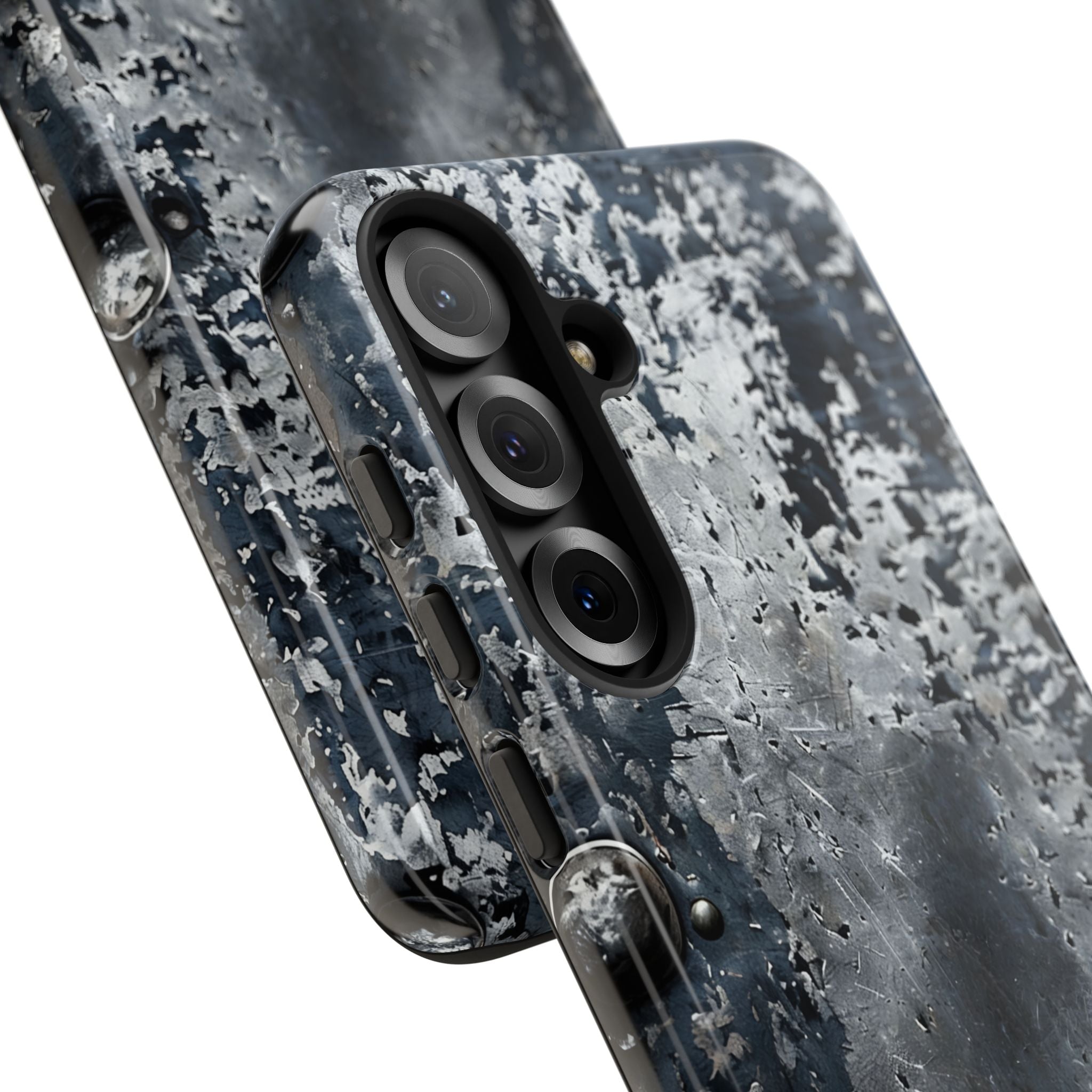 Rugged Rusted Metal Phone Case — Industrial Distressed Armor for iPhone