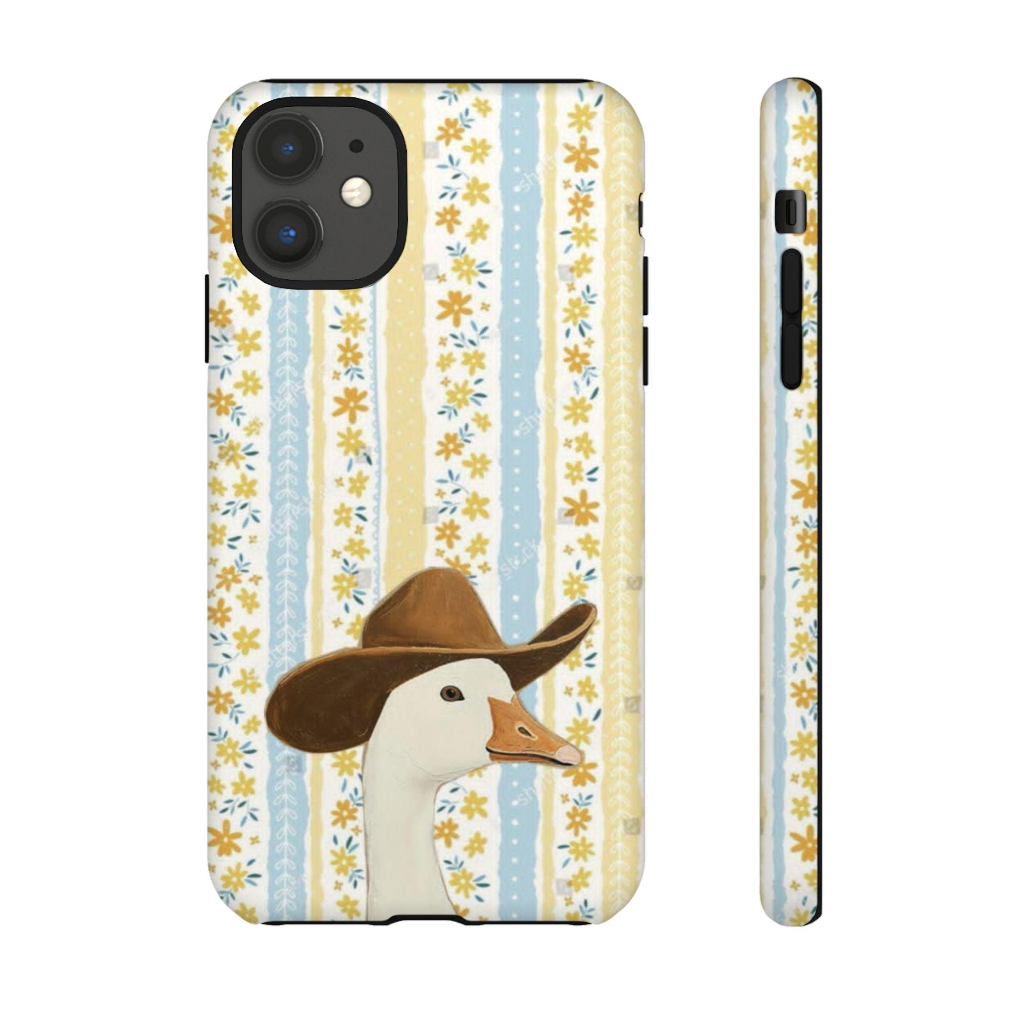 Goose Cowboy Phone Case – Cute Country Floral iPhone Cover