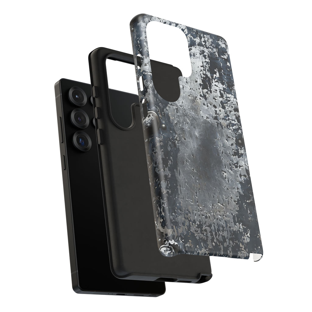 Rugged Rusted Metal Phone Case — Industrial Distressed Armor for iPhone